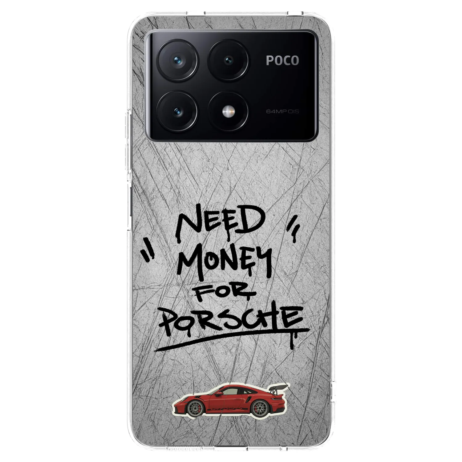 Picasee διαφανής θήκη σιλικόνης Xiaomi Poco X6 Pro - Grey Drift