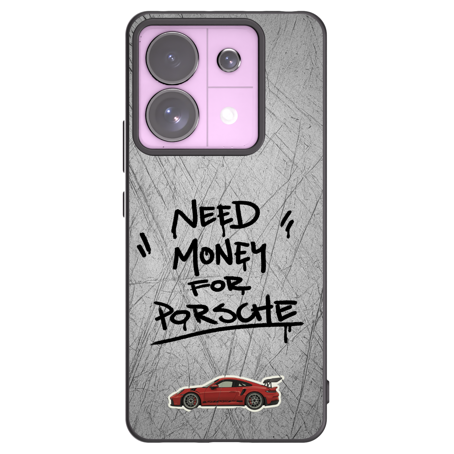 Picasee Μαύρη θήκη σιλικόνης για Xiaomi Redmi Note 13 Pro 5G - Grey Drift