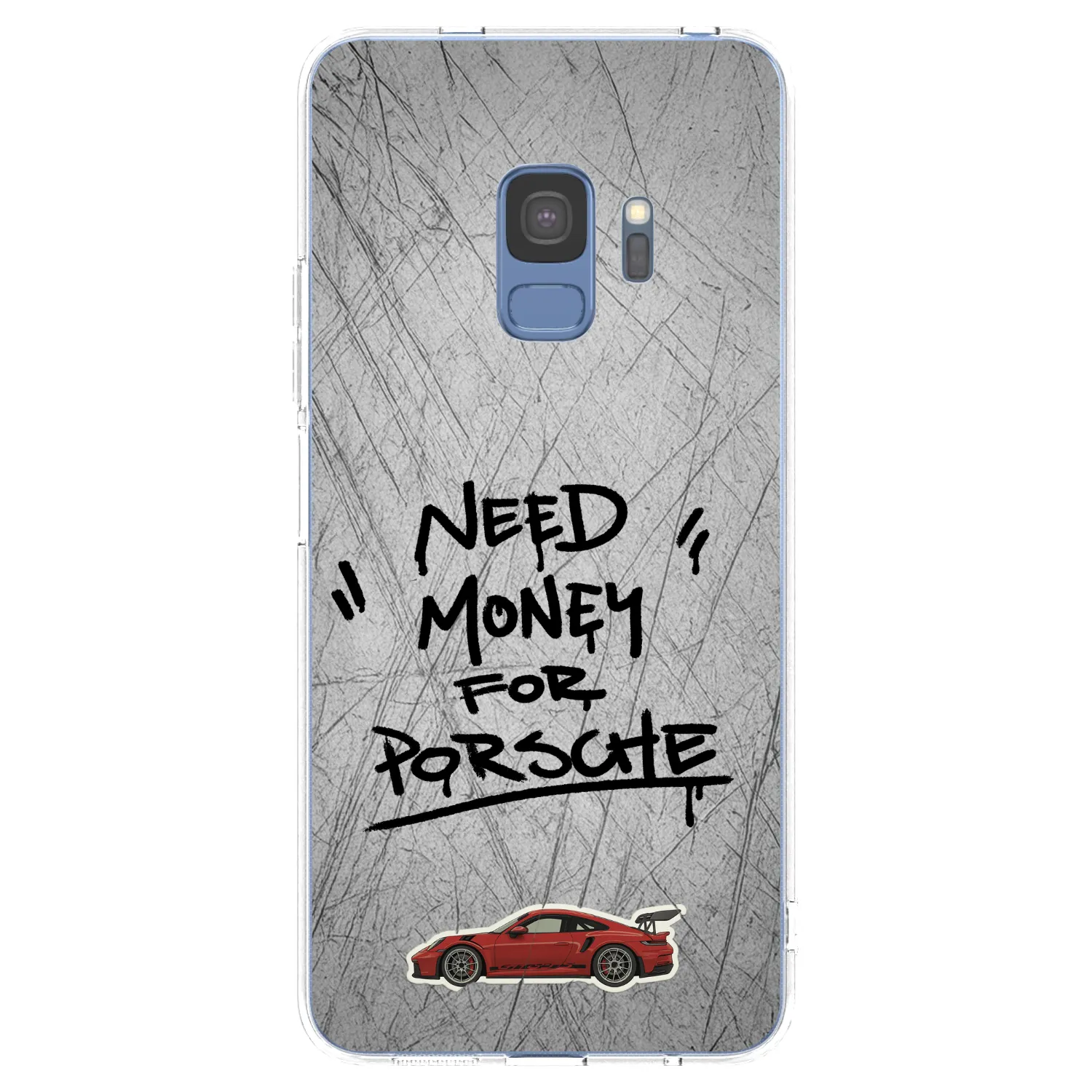 Picasee διαφανής θήκη σιλικόνης Samsung Galaxy S9 G960F - Grey Drift