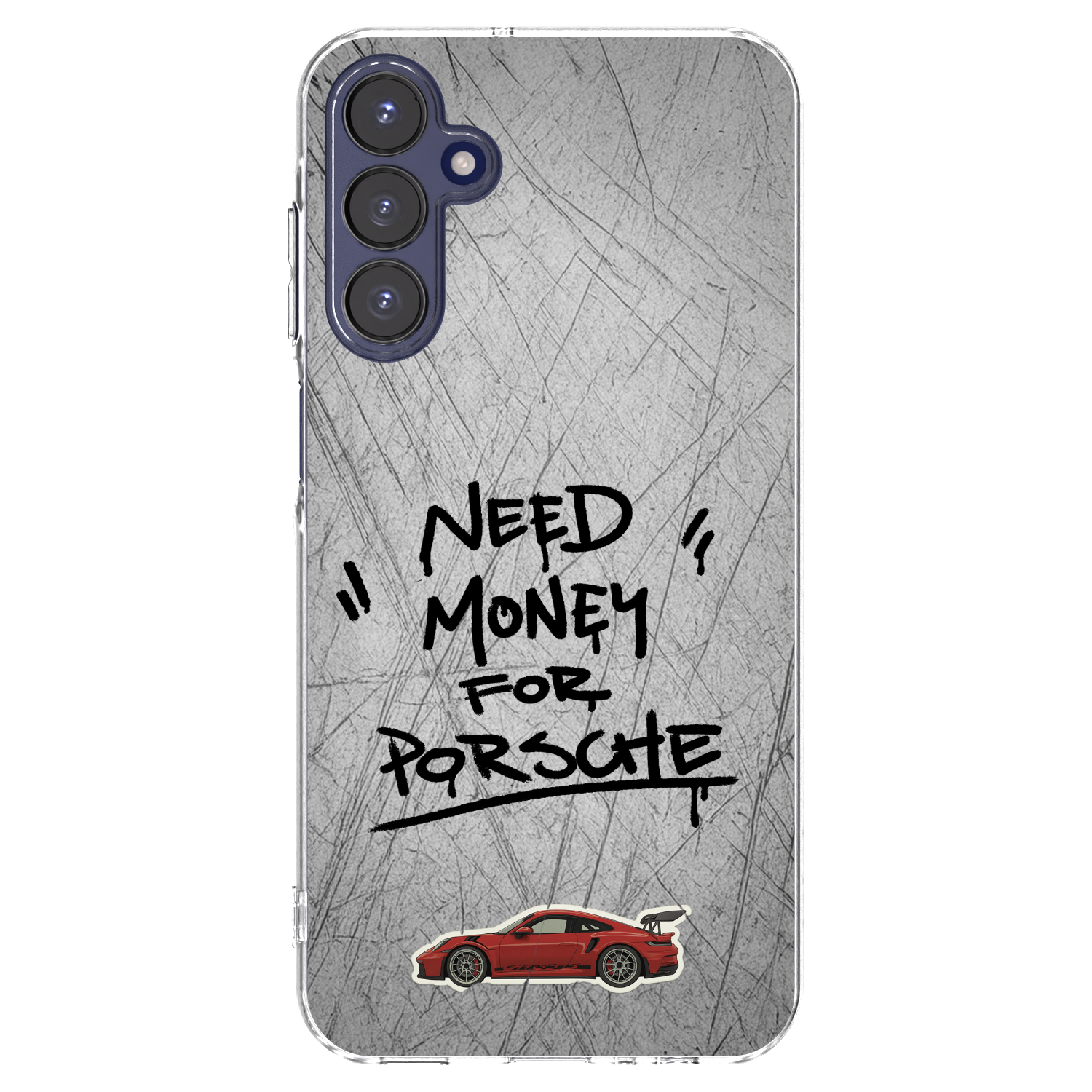 Picasee διαφανής θήκη σιλικόνης Samsung Galaxy A15 A155F 4G - Grey Drift