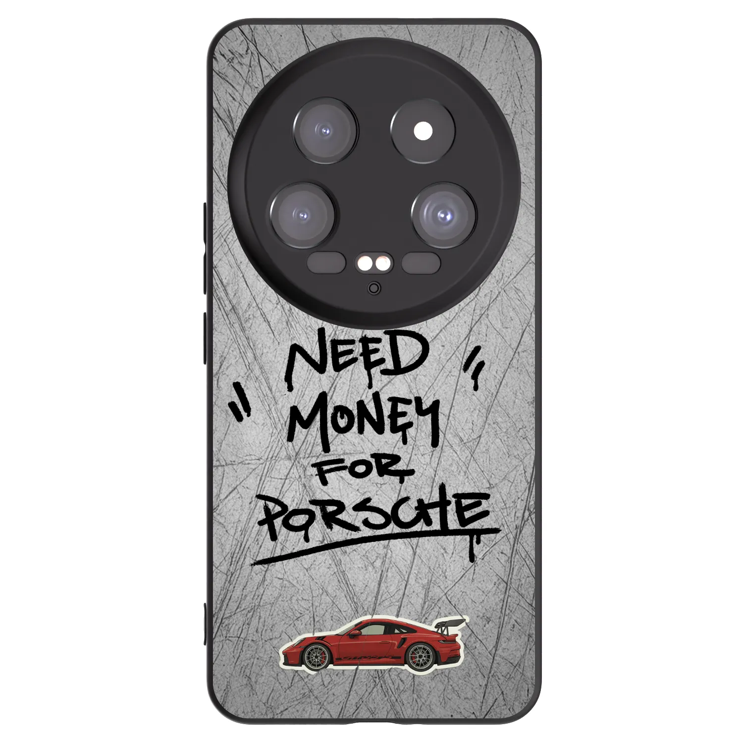 Picasee Μαύρη θήκη σιλικόνης για Xiaomi 14 Ultra - Grey Drift