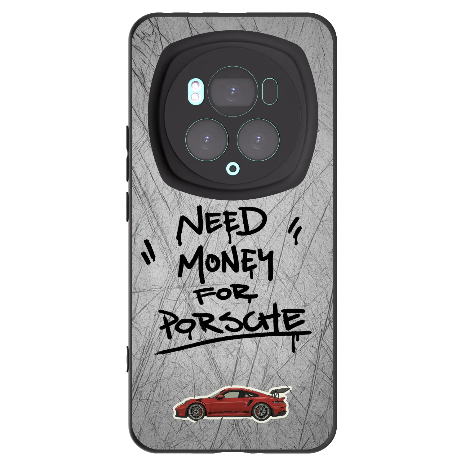 Picasee Μαύρη θήκη σιλικόνης για Honor Magic6 Pro - Grey Drift