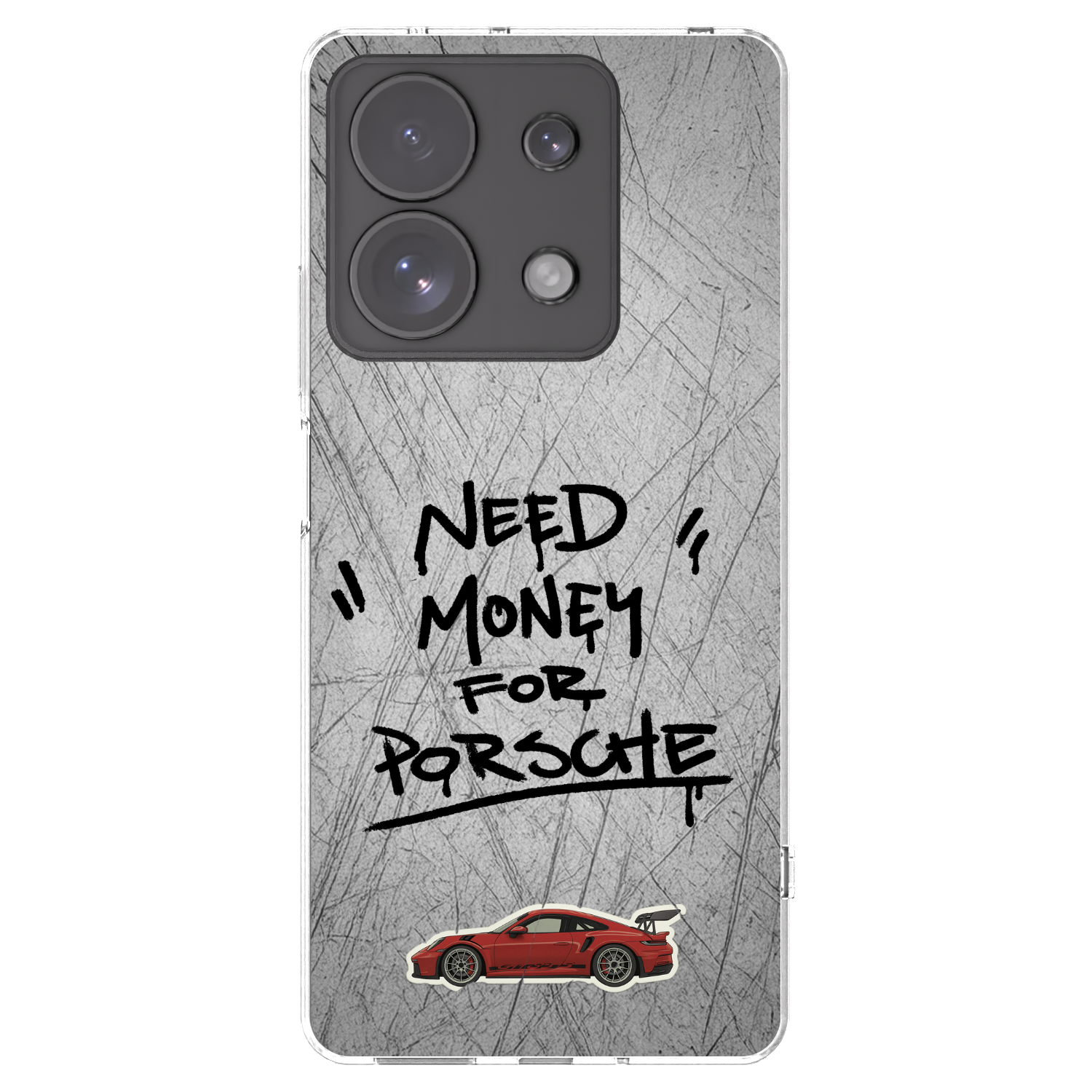Picasee διαφανής θήκη σιλικόνης Xiaomi Redmi Note 13 Pro 4G - Grey Drift