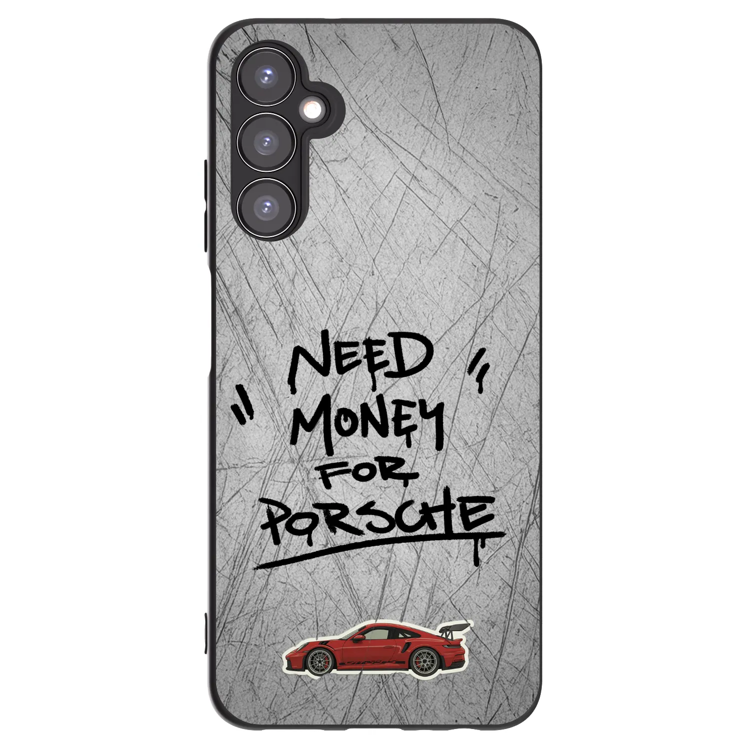 Picasee Μαύρη θήκη σιλικόνης για Samsung Galaxy A05s A057G - Grey Drift