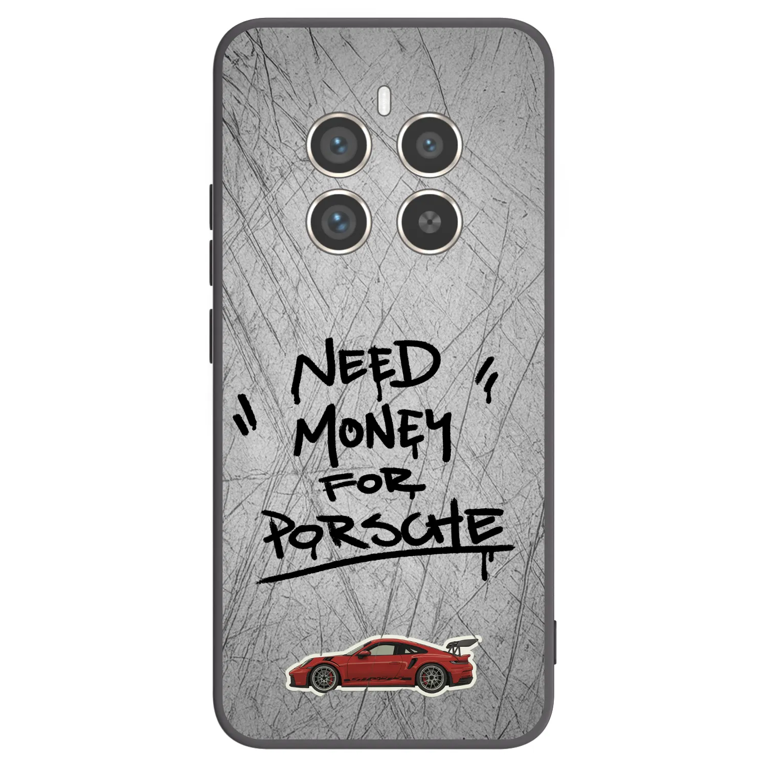 Picasee Μαύρη θήκη σιλικόνης για Realme 12 Pro 5G - Grey Drift