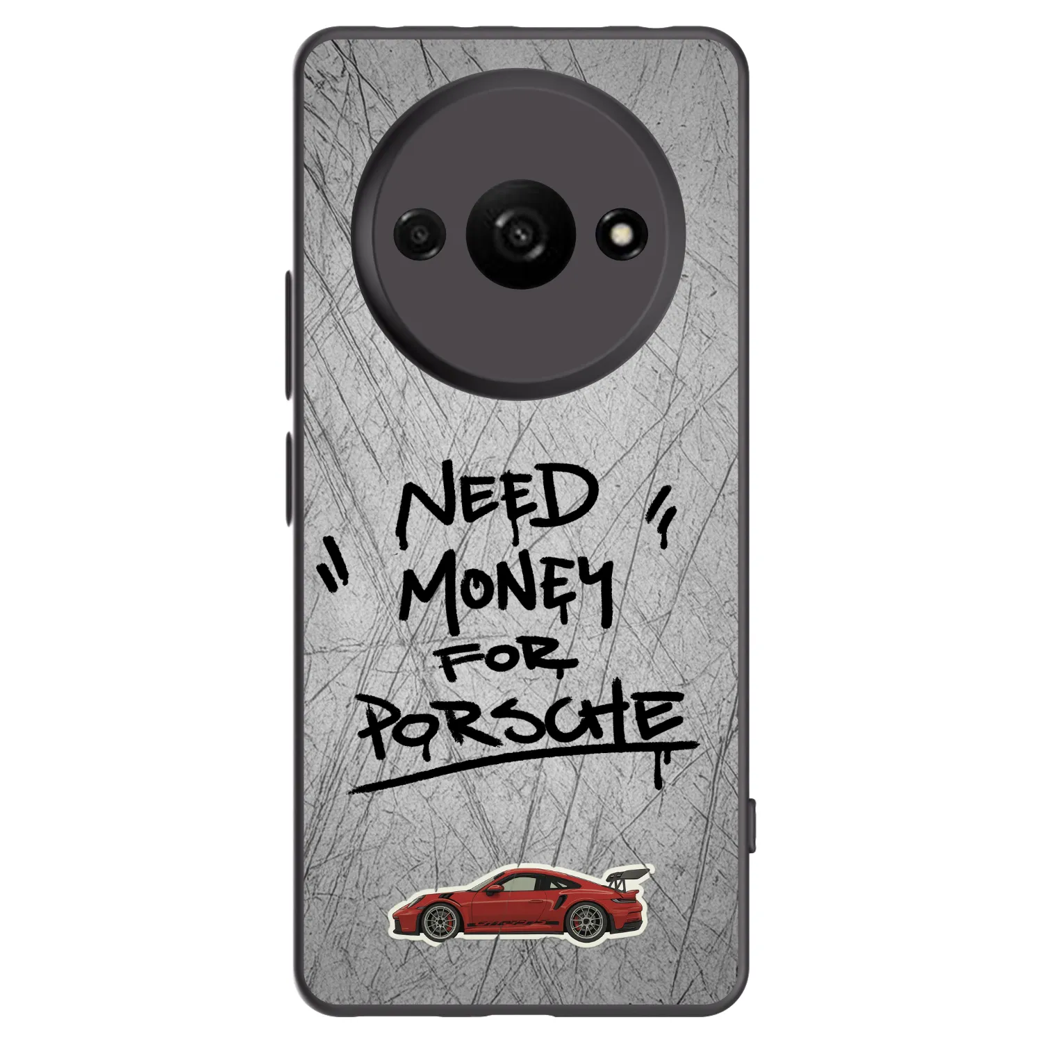 Picasee Μαύρη θήκη σιλικόνης για Xiaomi Redmi A3 - Grey Drift