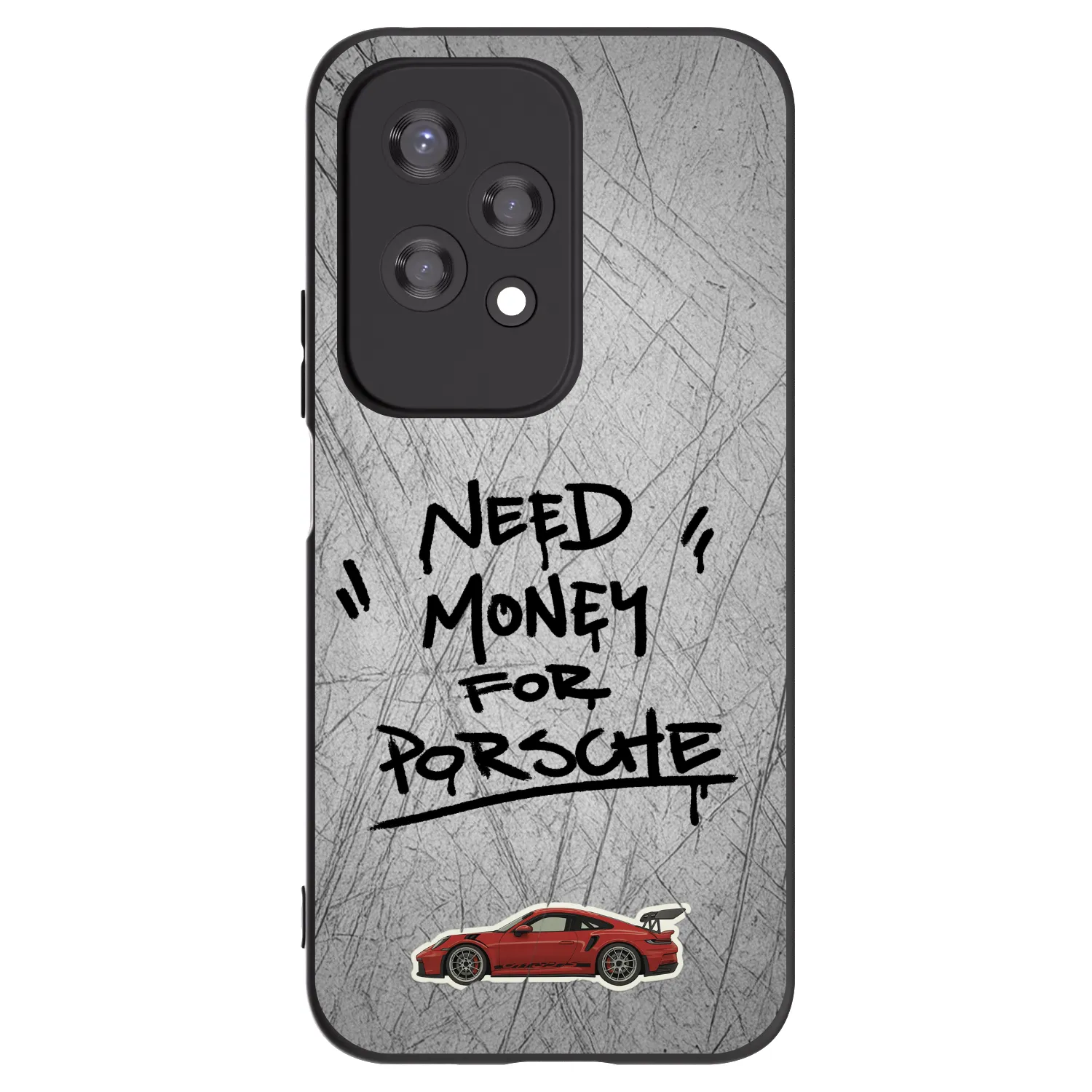 Picasee Μαύρη θήκη σιλικόνης για Honor 200 Lite - Grey Drift