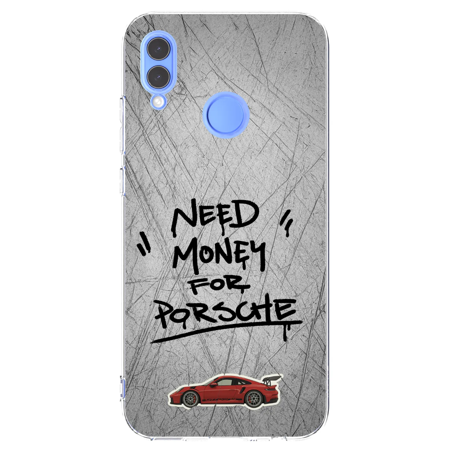 Picasee διαφανής θήκη σιλικόνης Honor 10 Lite - Grey Drift