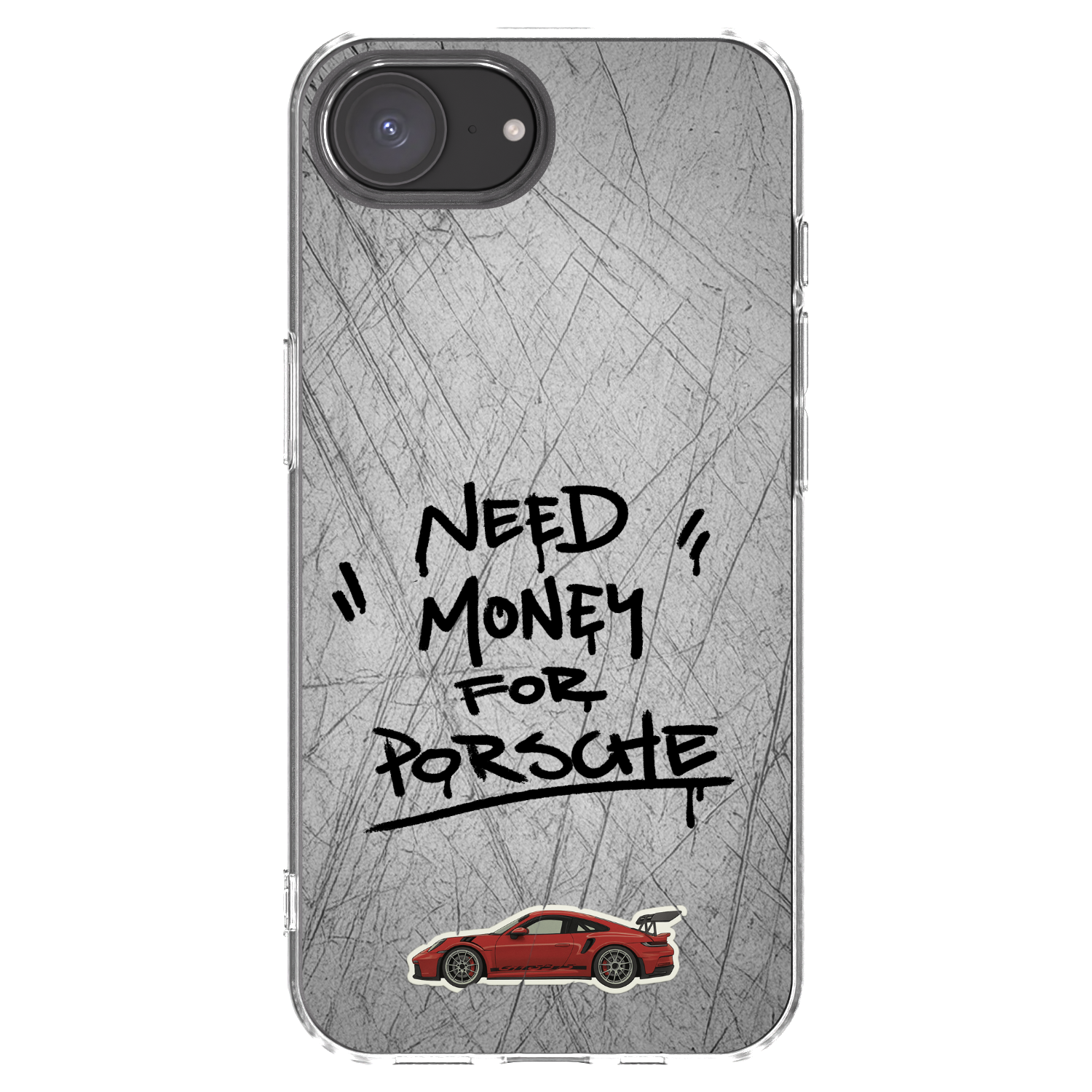Picasee διαφανής θήκη σιλικόνης Apple iPhone 16e - Grey Drift