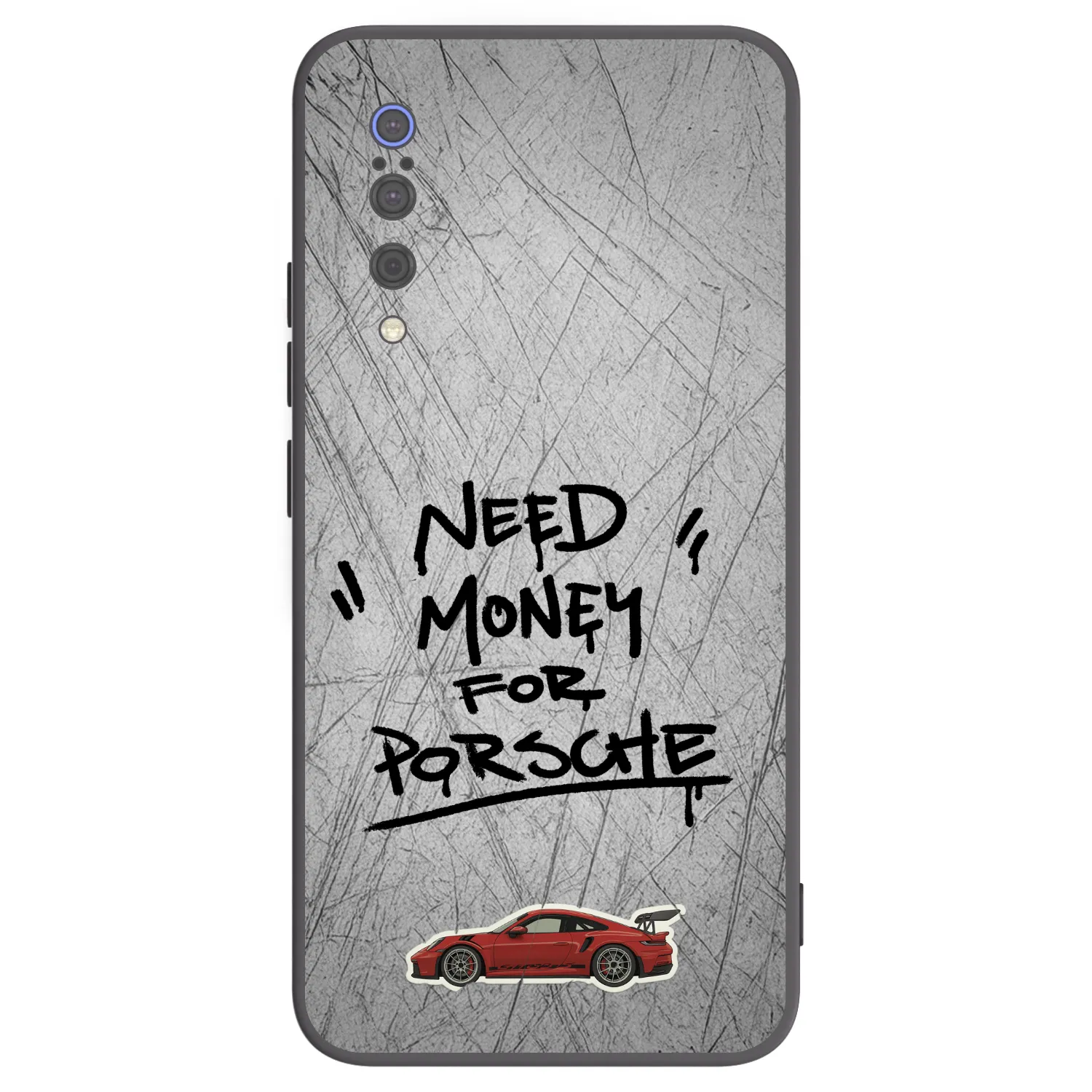 Picasee Μαύρη θήκη σιλικόνης για Xiaomi Mi 9 - Grey Drift