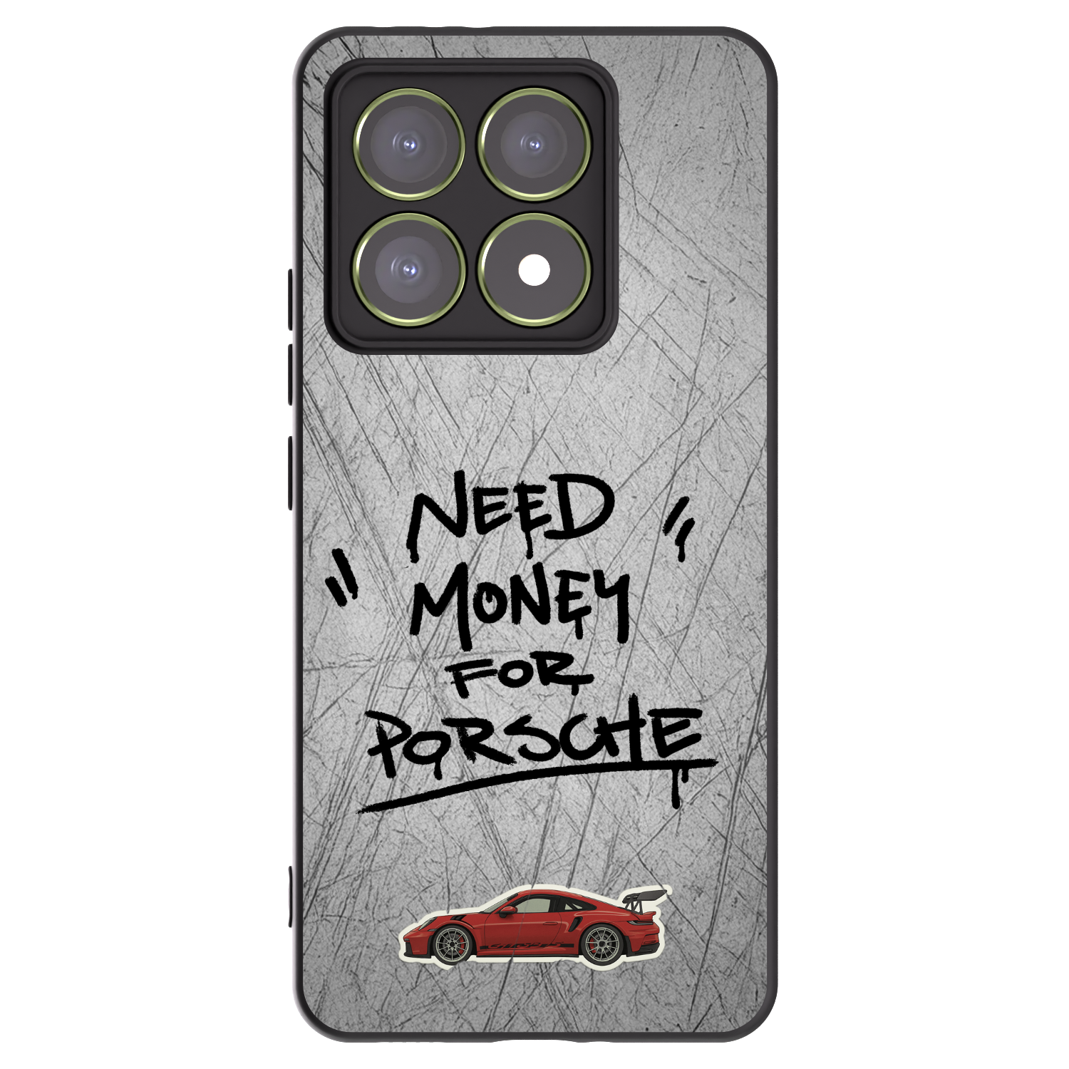 Picasee Μαύρη θήκη σιλικόνης για Xiaomi 14T - Grey Drift