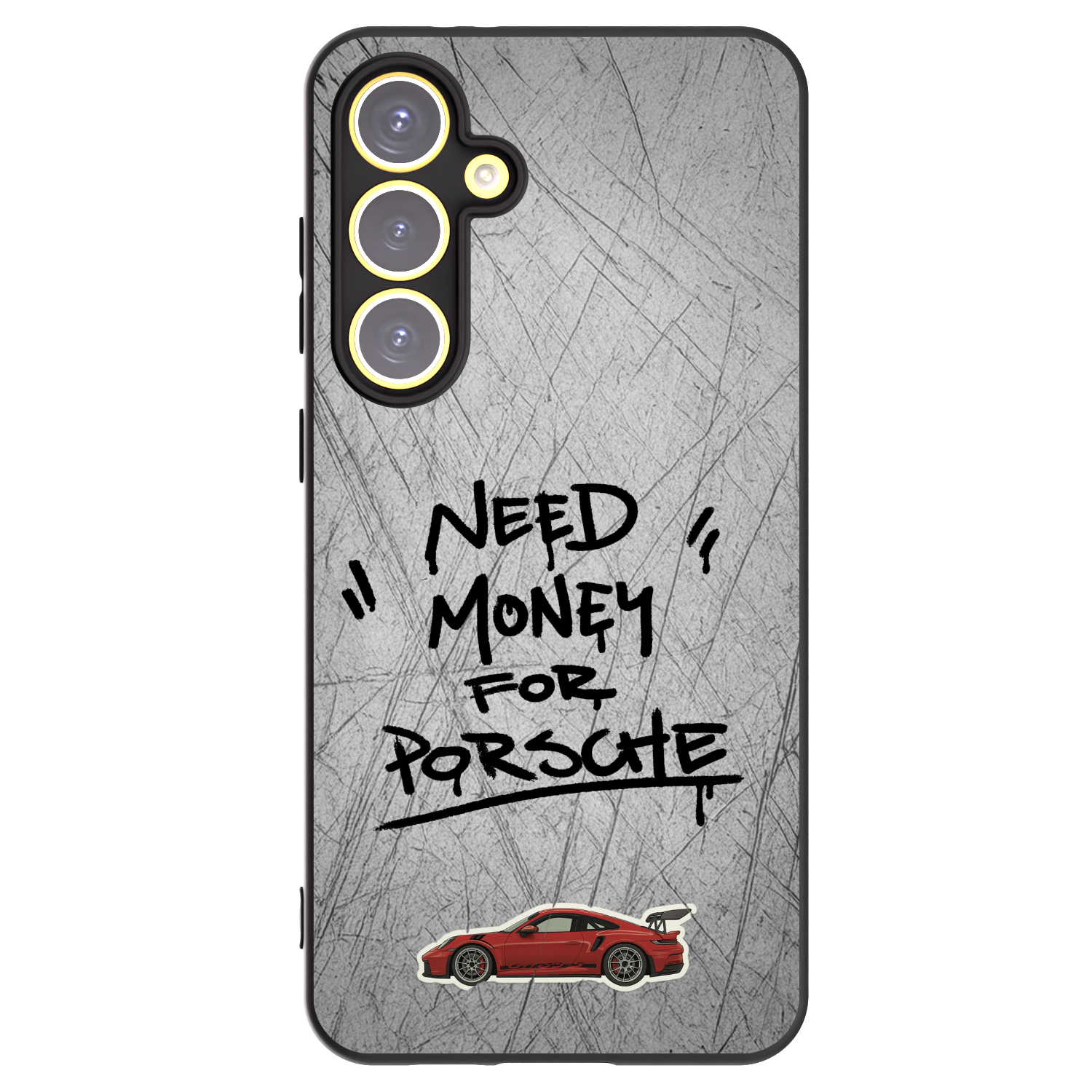 Picasee Μαύρη θήκη σιλικόνης για Samsung Galaxy S24 FE S721B - Grey Drift