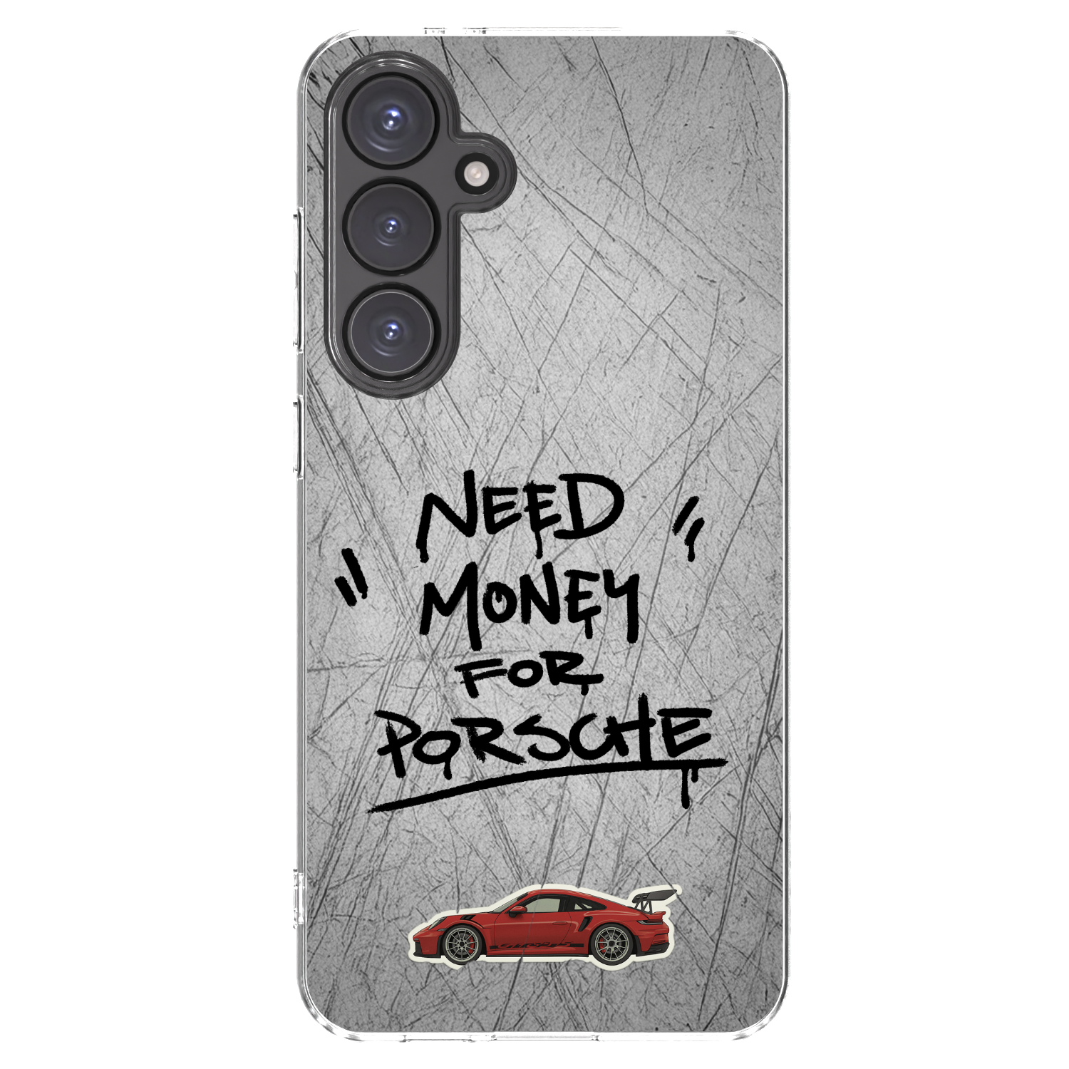 Picasee διαφανής θήκη σιλικόνης Samsung Galaxy S24 FE S721B - Grey Drift
