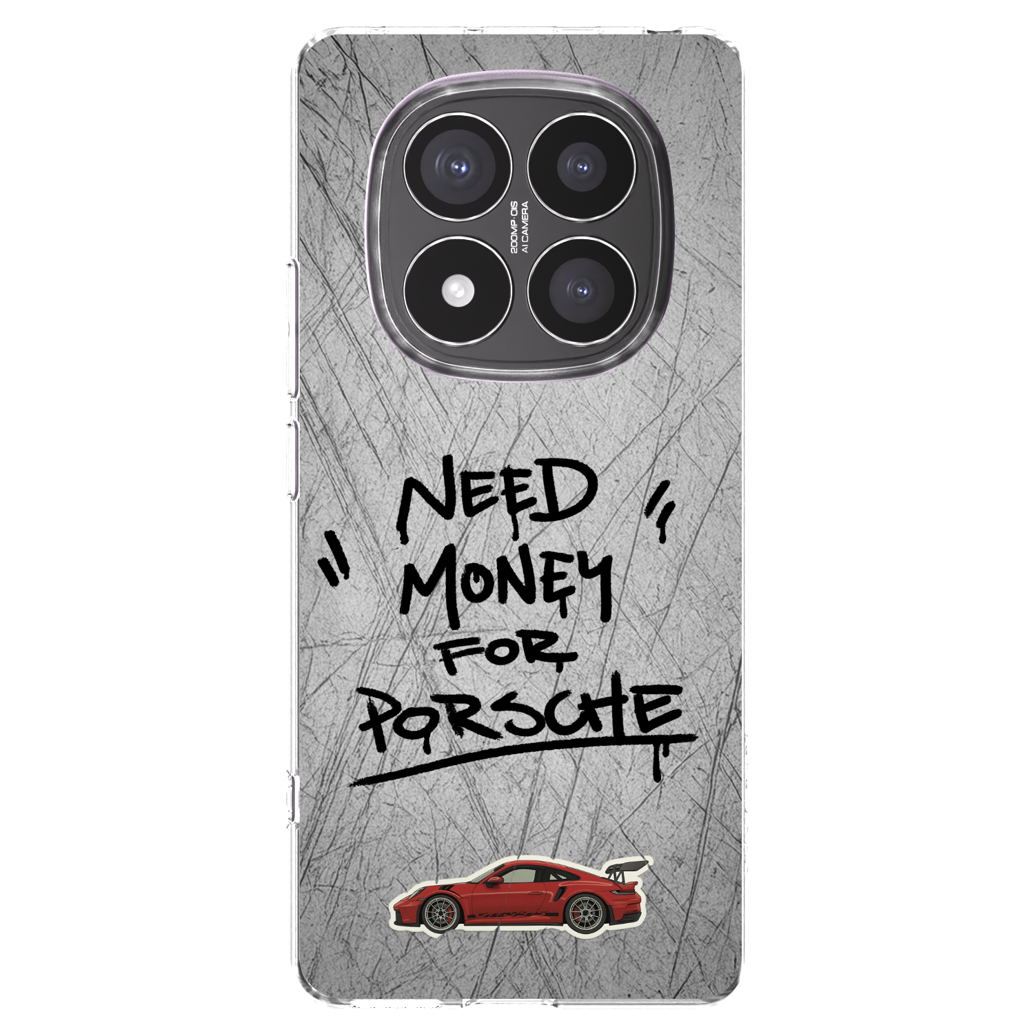 Picasee διαφανής θήκη σιλικόνης Xiaomi Redmi Note 14 Pro+ 5G - Grey Drift