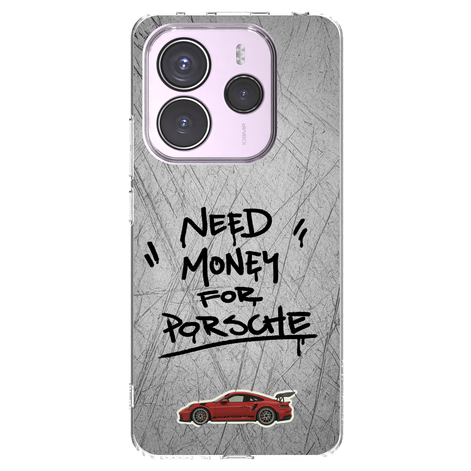 Picasee διαφανής θήκη σιλικόνης Xiaomi Redmi Note 14 5G - Grey Drift