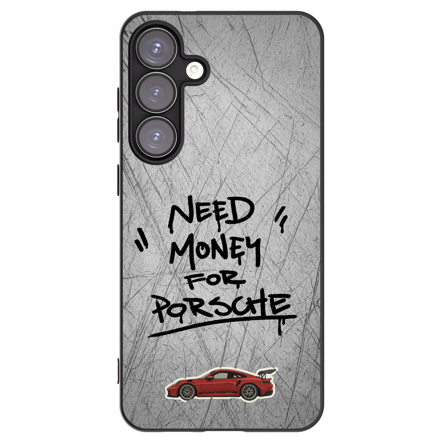 Picasee Μαύρη θήκη σιλικόνης για Samsung Galaxy S25+ 5G - Grey Drift
