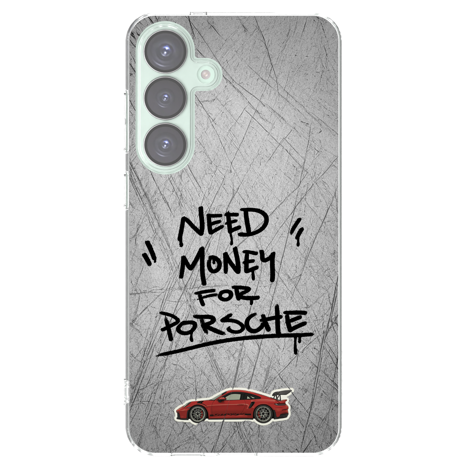 Picasee διαφανής θήκη σιλικόνης Samsung Galaxy S25+ 5G - Grey Drift