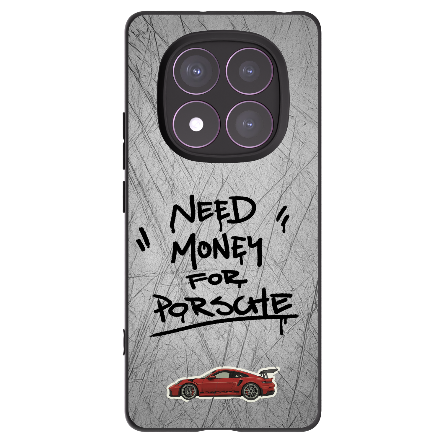 Picasee Μαύρη θήκη σιλικόνης για Xiaomi Redmi Note 14 Pro 4G - Grey Drift