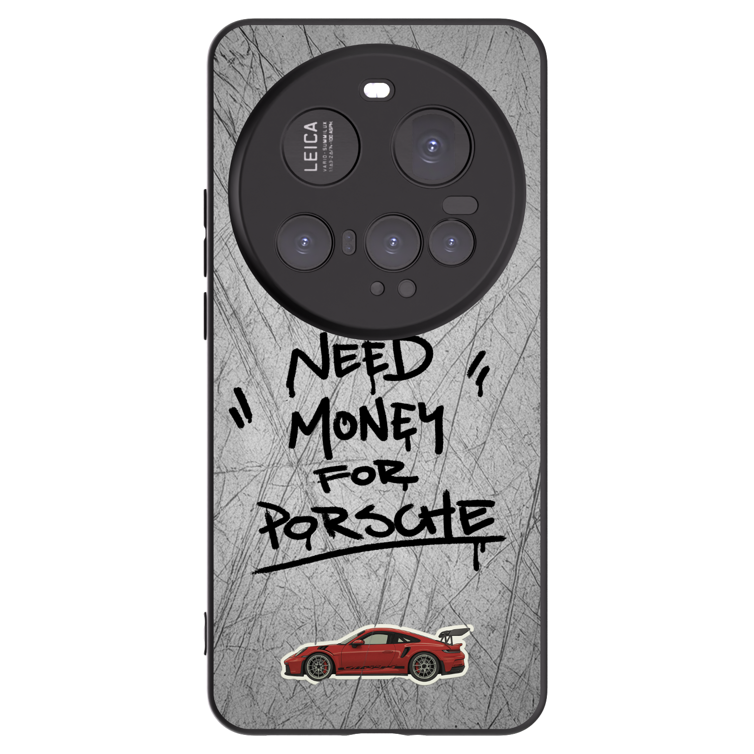 Picasee Μαύρη θήκη σιλικόνης για Xiaomi 15 Ultra - Grey Drift