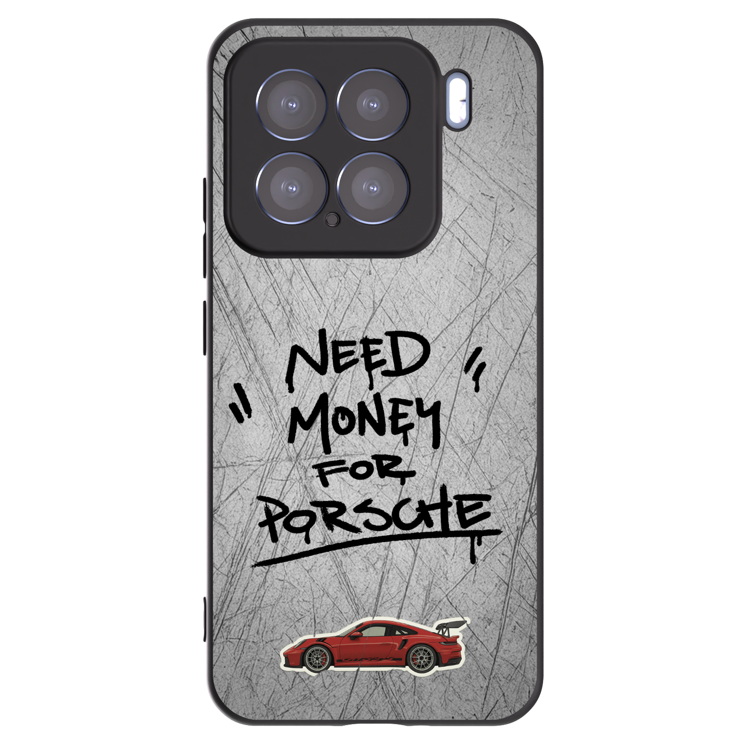 Picasee Μαύρη θήκη σιλικόνης για Xiaomi 15 - Grey Drift