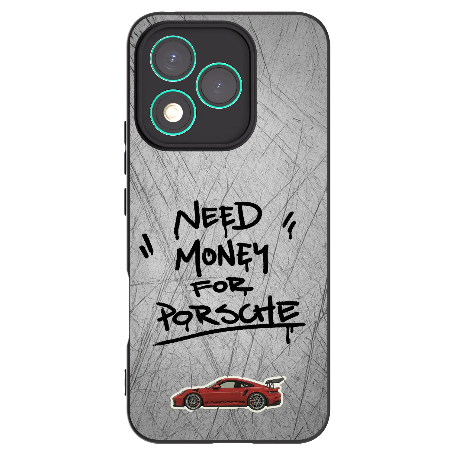 Picasee Μαύρη θήκη σιλικόνης για Honor 400 Lite 5G - Grey Drift