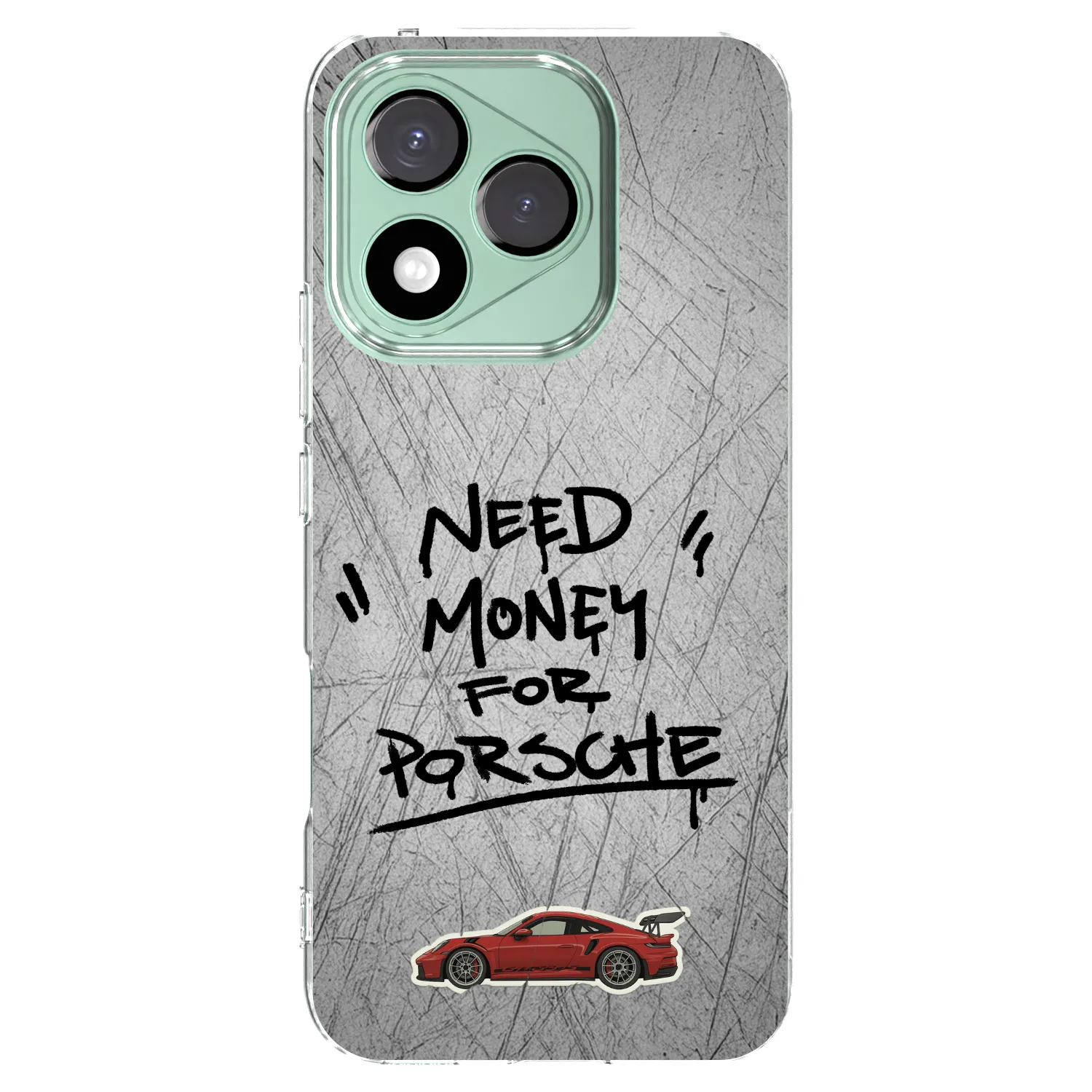 Picasee διαφανής θήκη σιλικόνης Honor 400 Lite 5G - Grey Drift