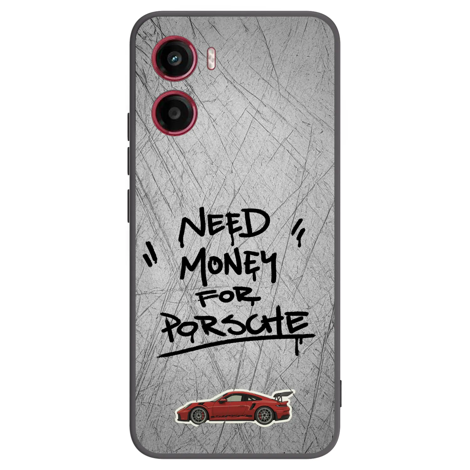 Picasee Μαύρη θήκη σιλικόνης για Motorola Moto G05 - Grey Drift