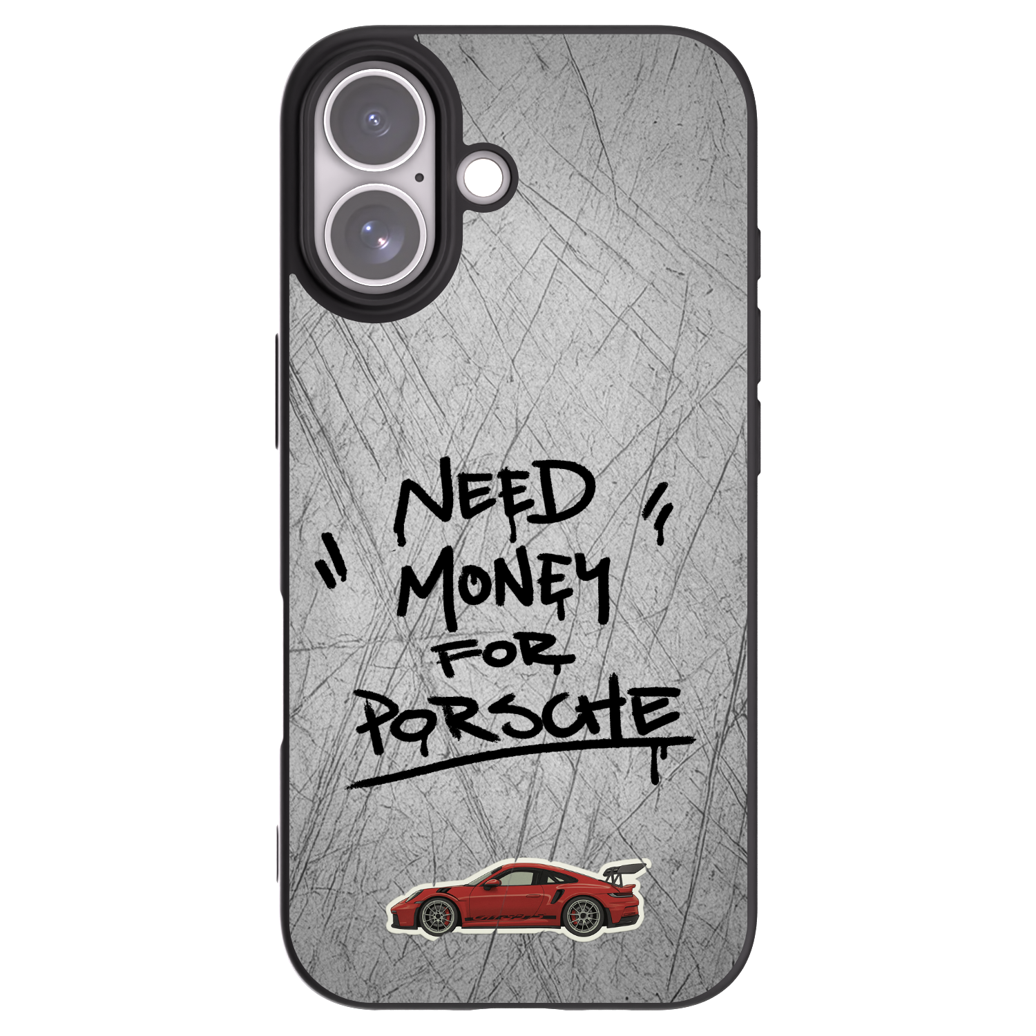 Picasee Μαύρη θήκη σιλικόνης για Apple iPhone 17 - Grey Drift