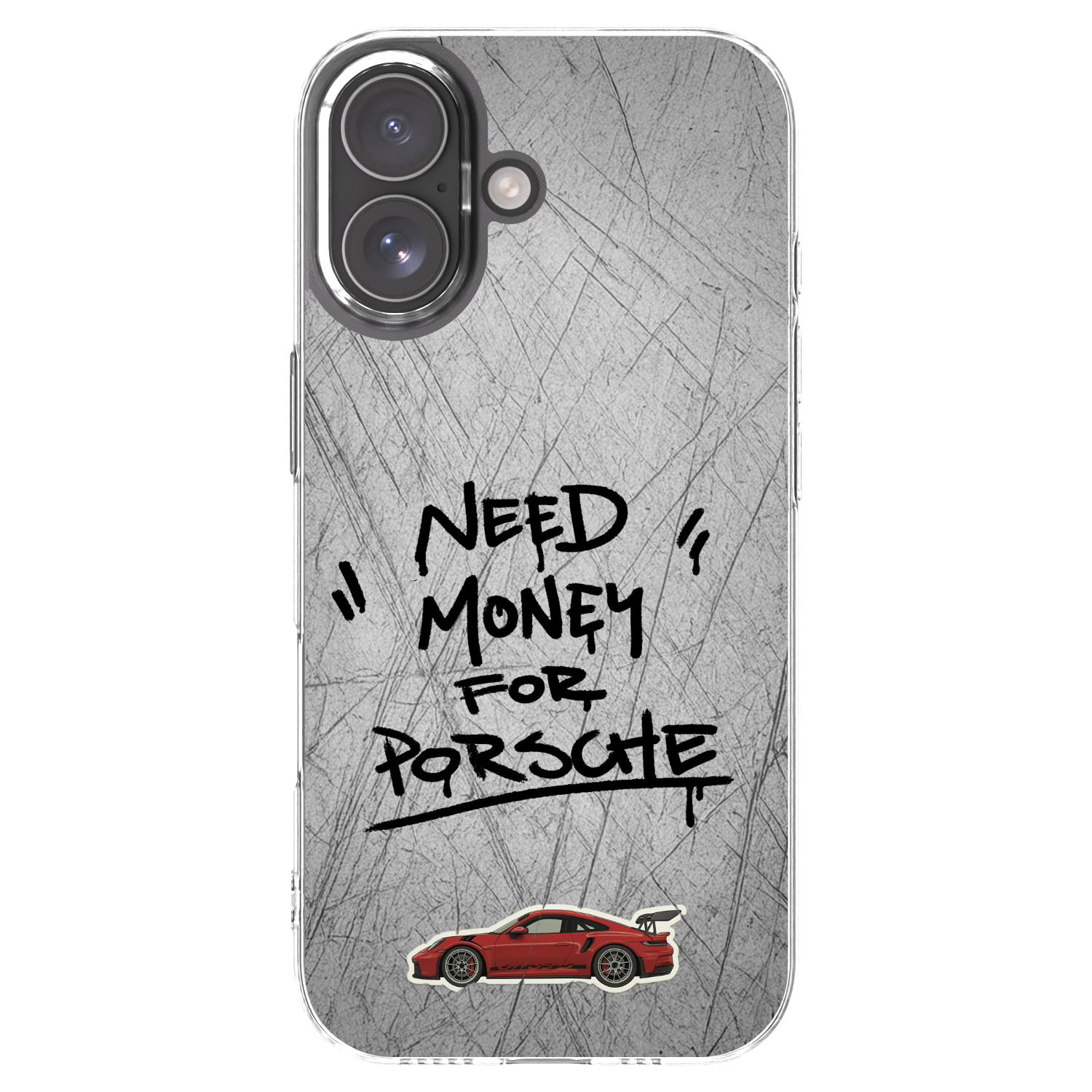 Picasee διαφανής θήκη σιλικόνης Apple iPhone 17 - Grey Drift