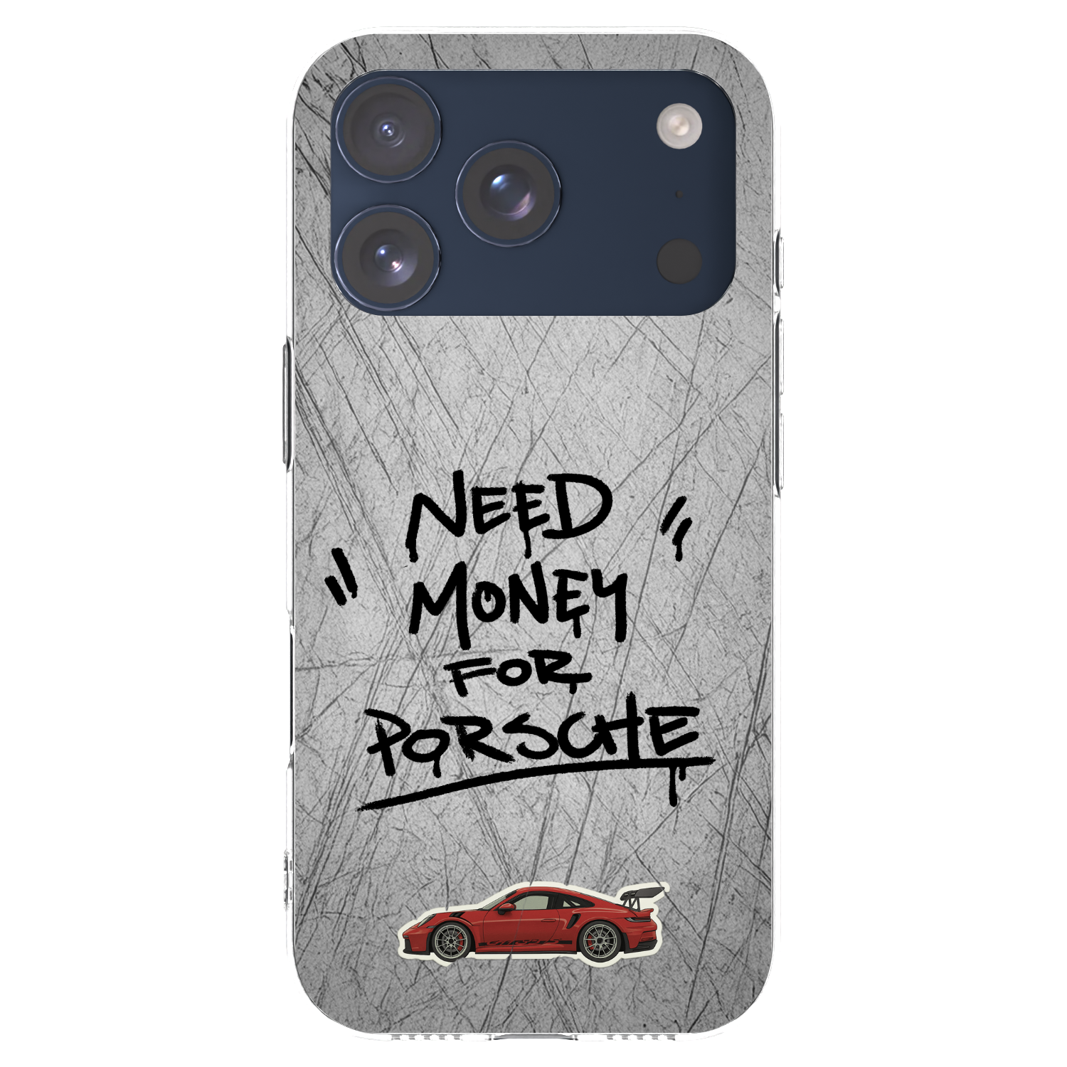Picasee διαφανής θήκη σιλικόνης Apple iPhone 17 Pro - Grey Drift