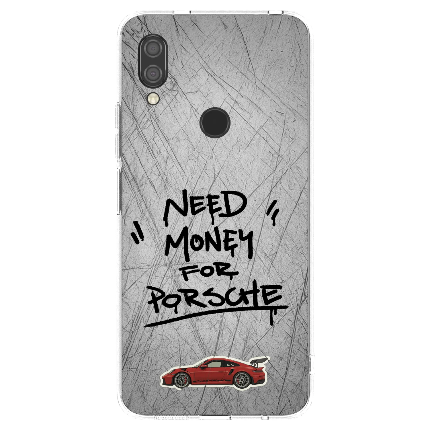 Picasee διαφανής θήκη σιλικόνης Xiaomi Redmi 7 - Grey Drift