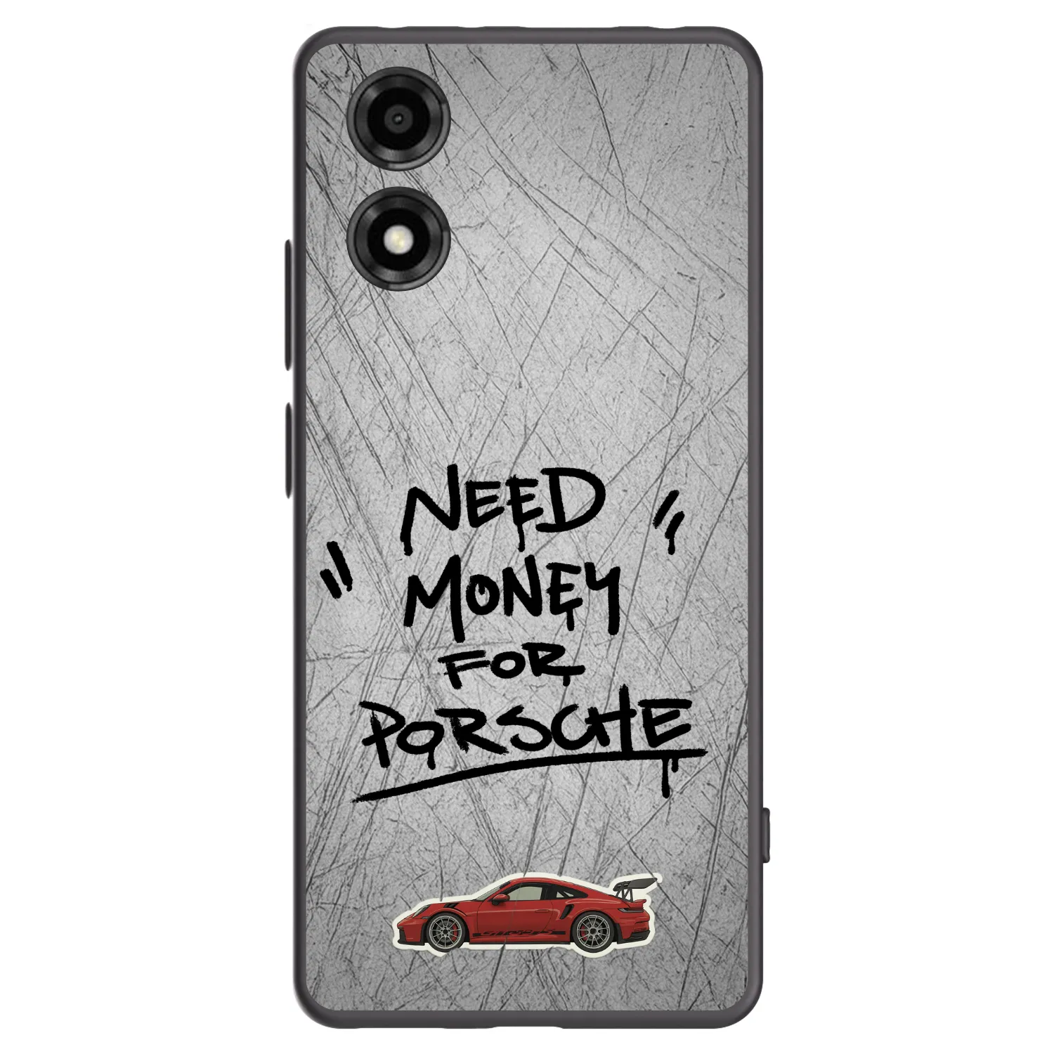 Picasee Μαύρη θήκη σιλικόνης για Motorola Moto E14 - Grey Drift