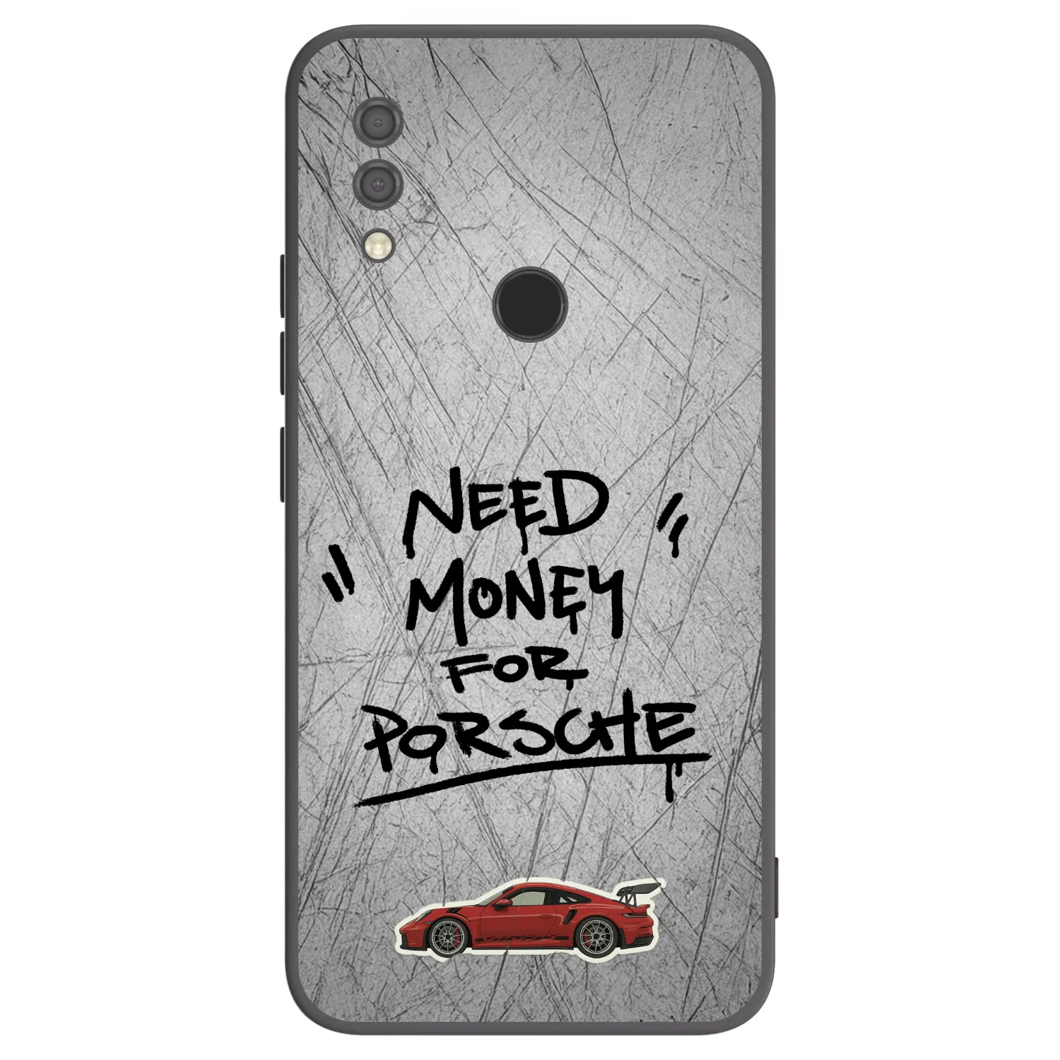 Picasee Μαύρη θήκη σιλικόνης για Xiaomi Redmi 7 - Grey Drift