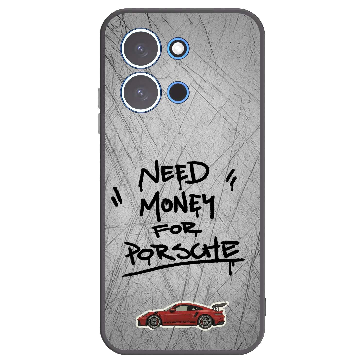 Picasee Μαύρη θήκη σιλικόνης για Xiaomi Redmi 15C 4G - Grey Drift