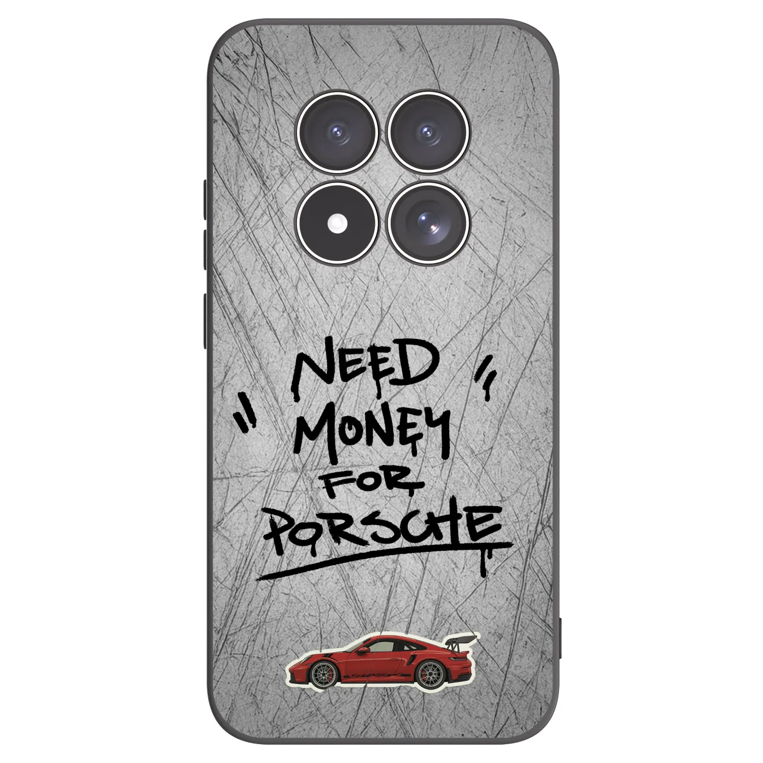 Picasee Μαύρη θήκη σιλικόνης για Xiaomi Redmi Note 15 Pro 4G - Grey Drift