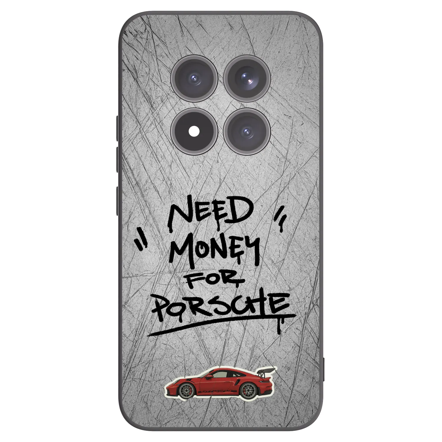 Picasee Μαύρη θήκη σιλικόνης για Xiaomi Redmi Note 15 Pro+ - Grey Drift