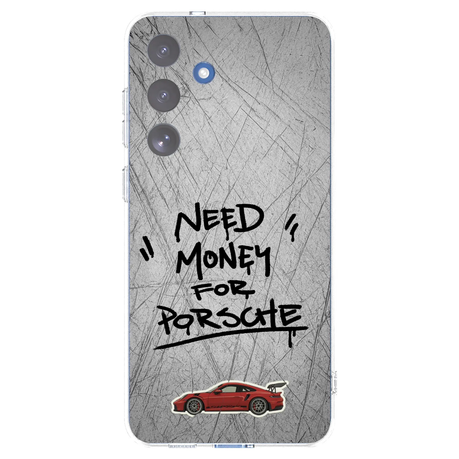 Picasee διαφανής θήκη σιλικόνης Samsung Galaxy S25 FE 5G - Grey Drift