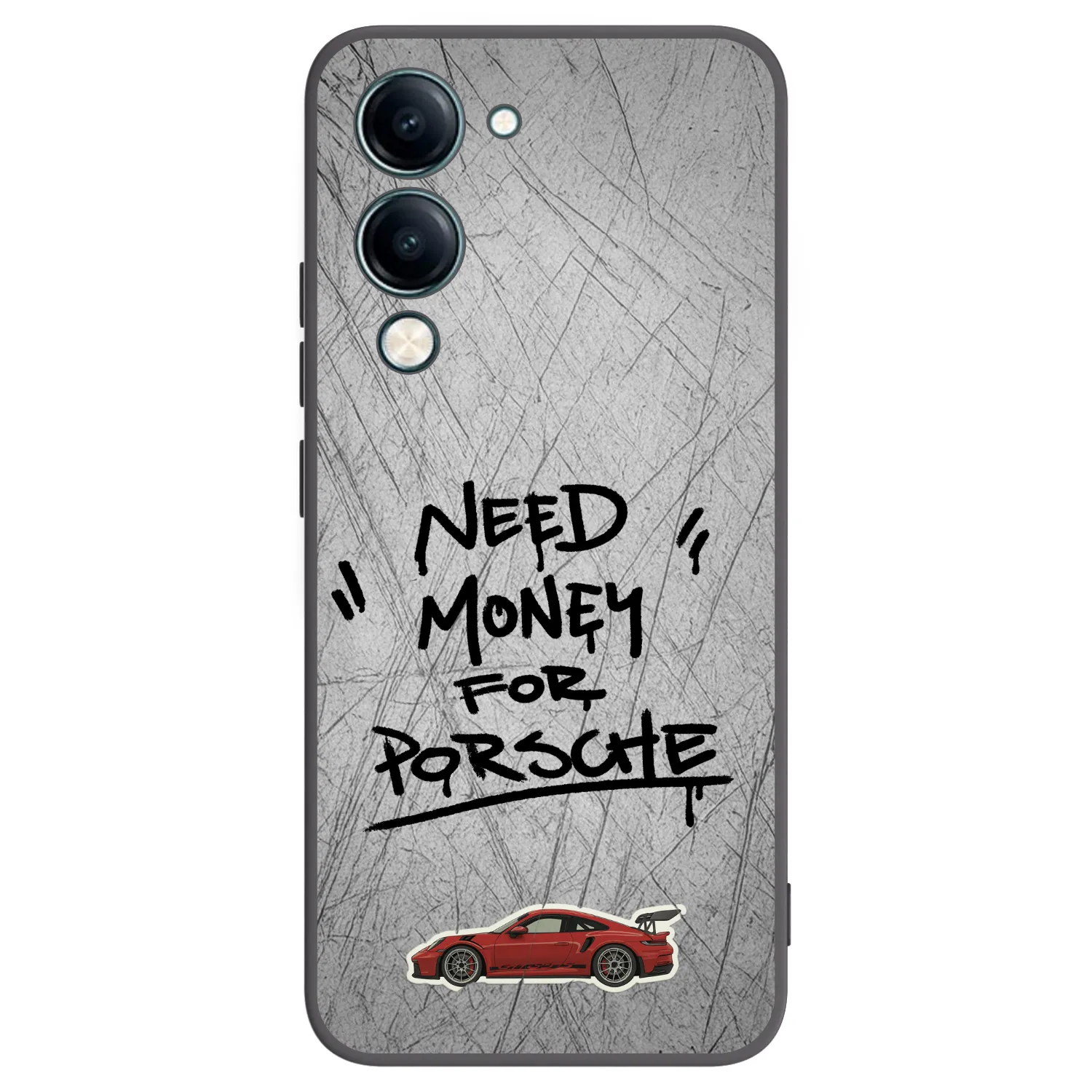 Picasee Μαύρη θήκη σιλικόνης για Vivo Y29s 5G - Grey Drift