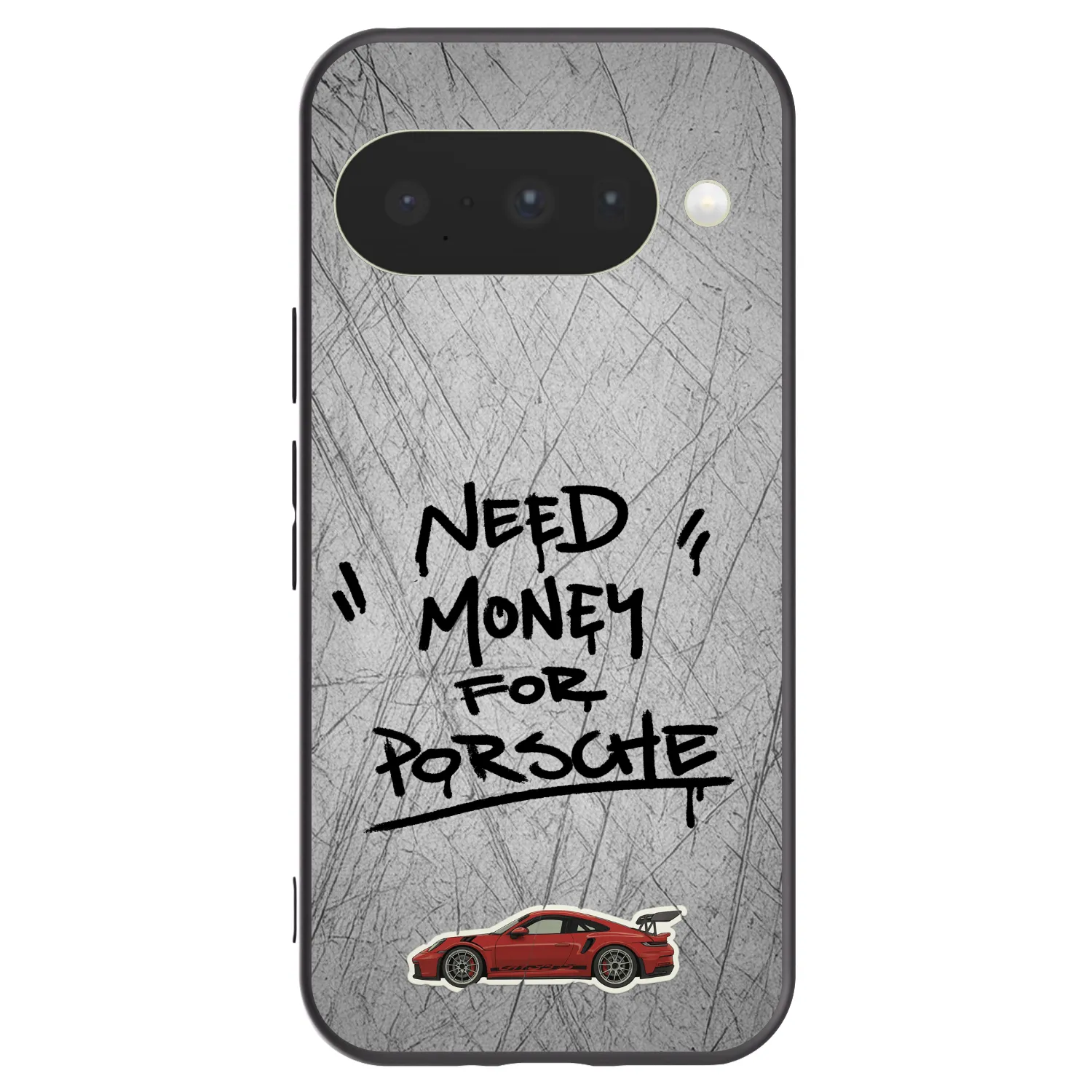 Picasee Μαύρη θήκη σιλικόνης για Google Pixel 10 - Grey Drift