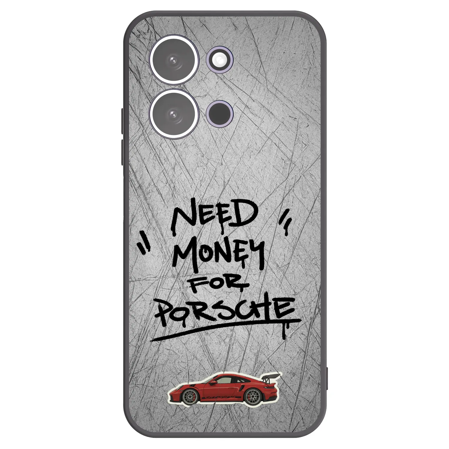 Picasee Μαύρη θήκη σιλικόνης για Xiaomi Redmi 15C 5G - Grey Drift