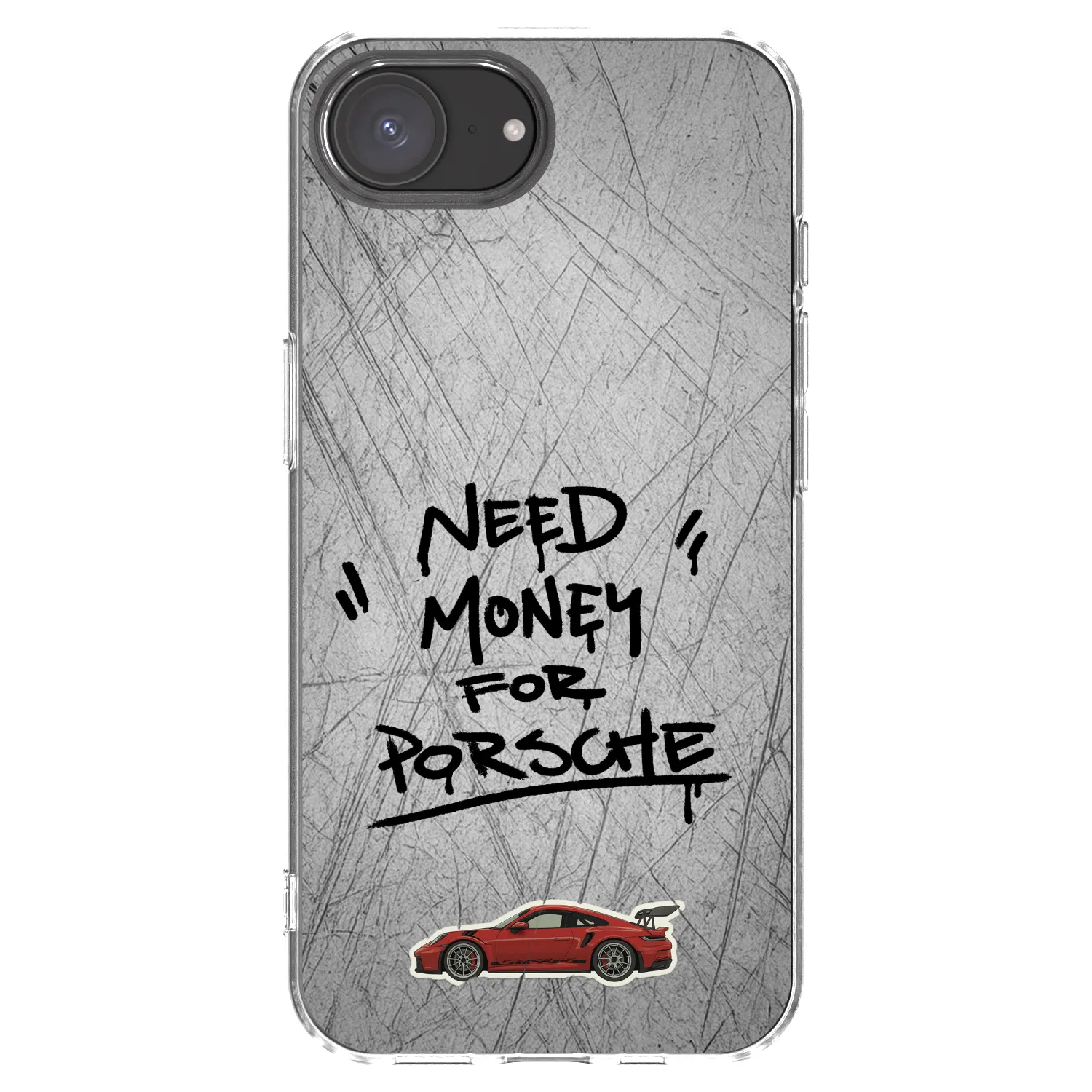 Picasee διαφανής θήκη σιλικόνης Apple iPhone 17e - Grey Drift