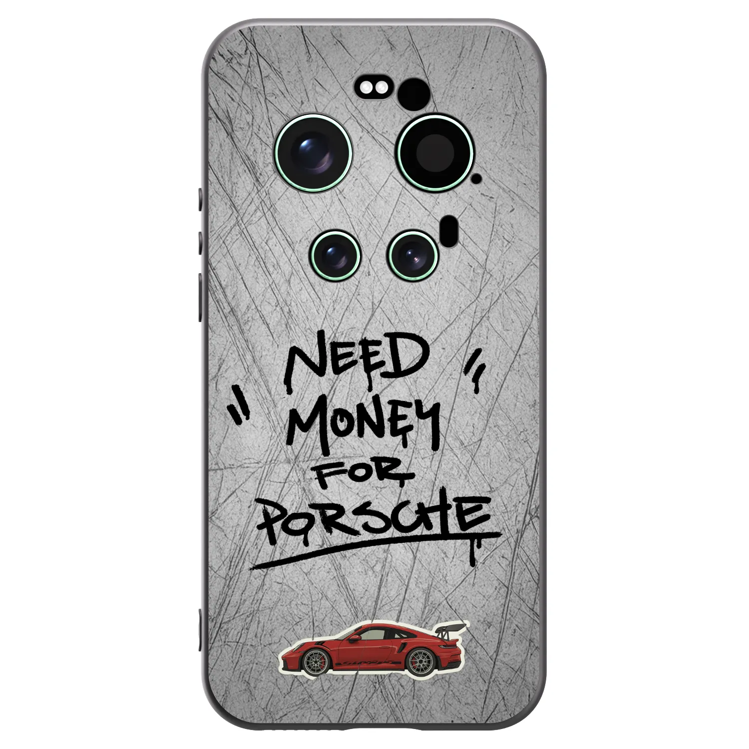 Picasee Μαύρη θήκη σιλικόνης για Xiaomi 17 Ultra - Grey Drift