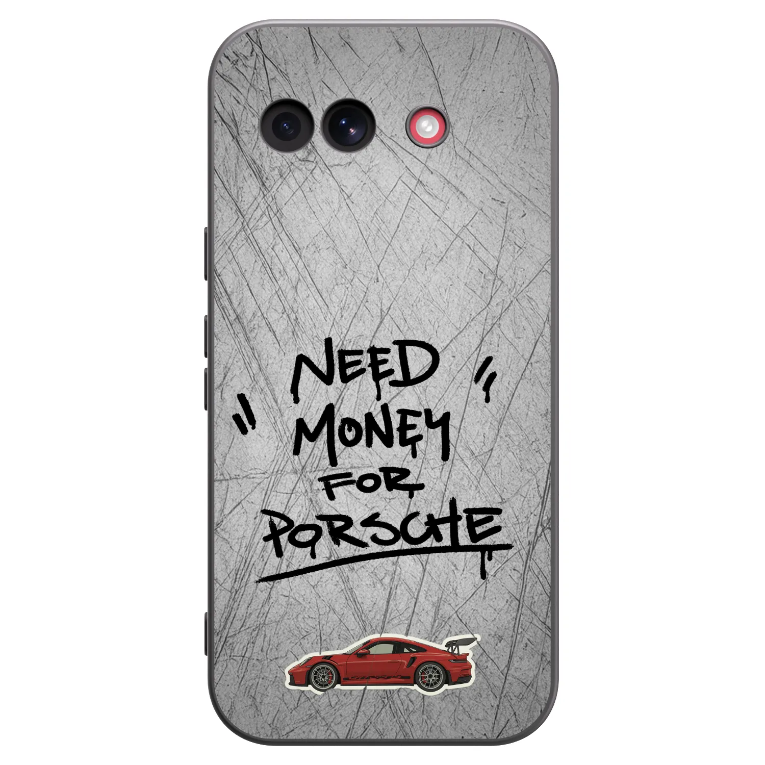 Picasee Μαύρη θήκη σιλικόνης για Google Pixel 10a - Grey Drift