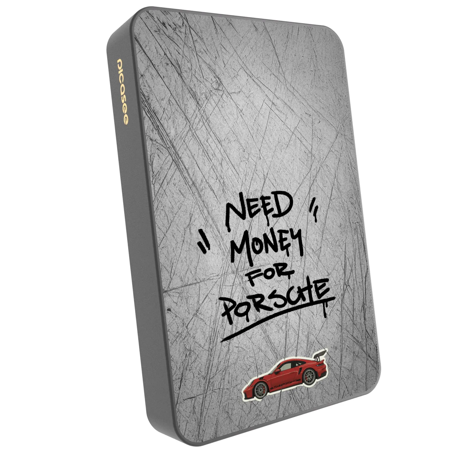 Picasee Powerbank με MagSafe 10 000 mAh Γκρί - Grey Drift