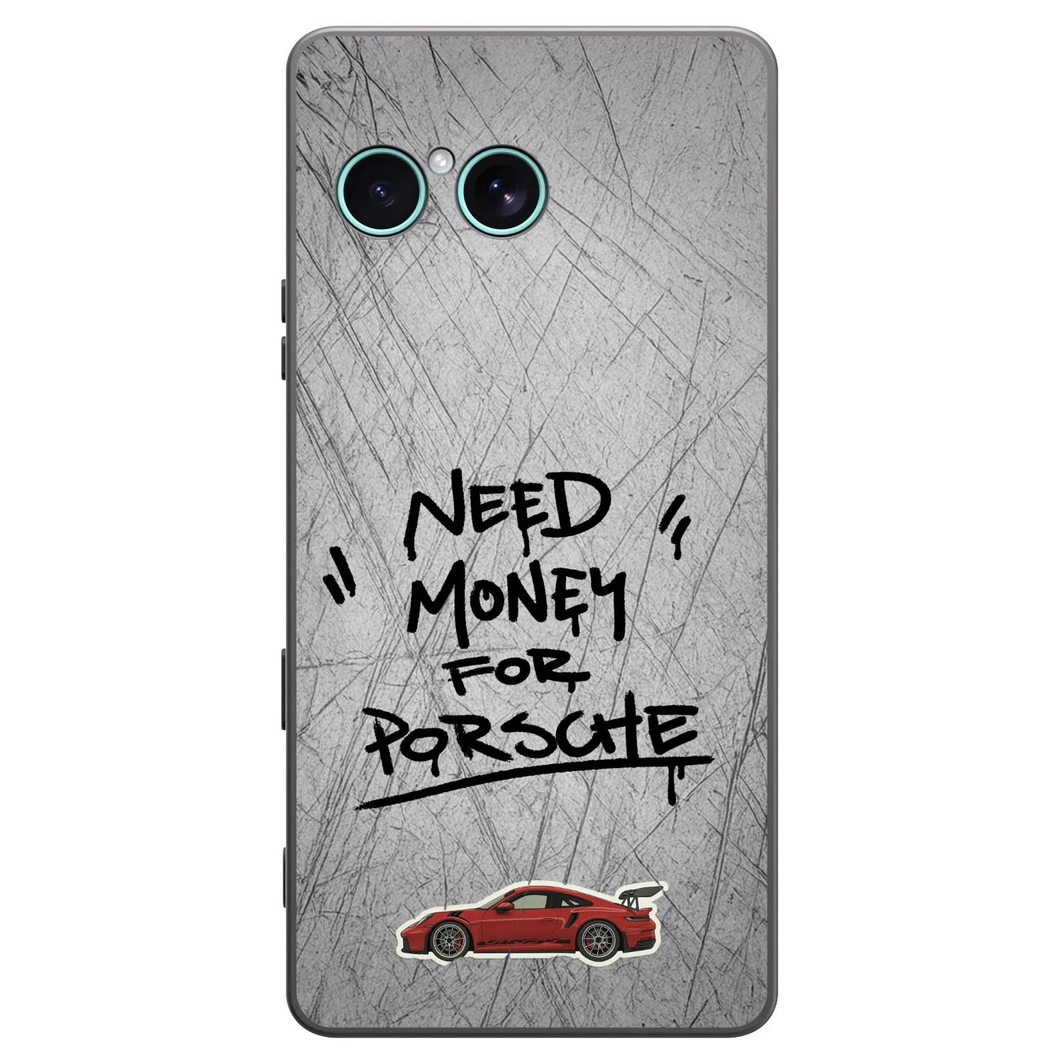 Picasee Μαύρη θήκη σιλικόνης για Sony Xperia 10 VII - Grey Drift