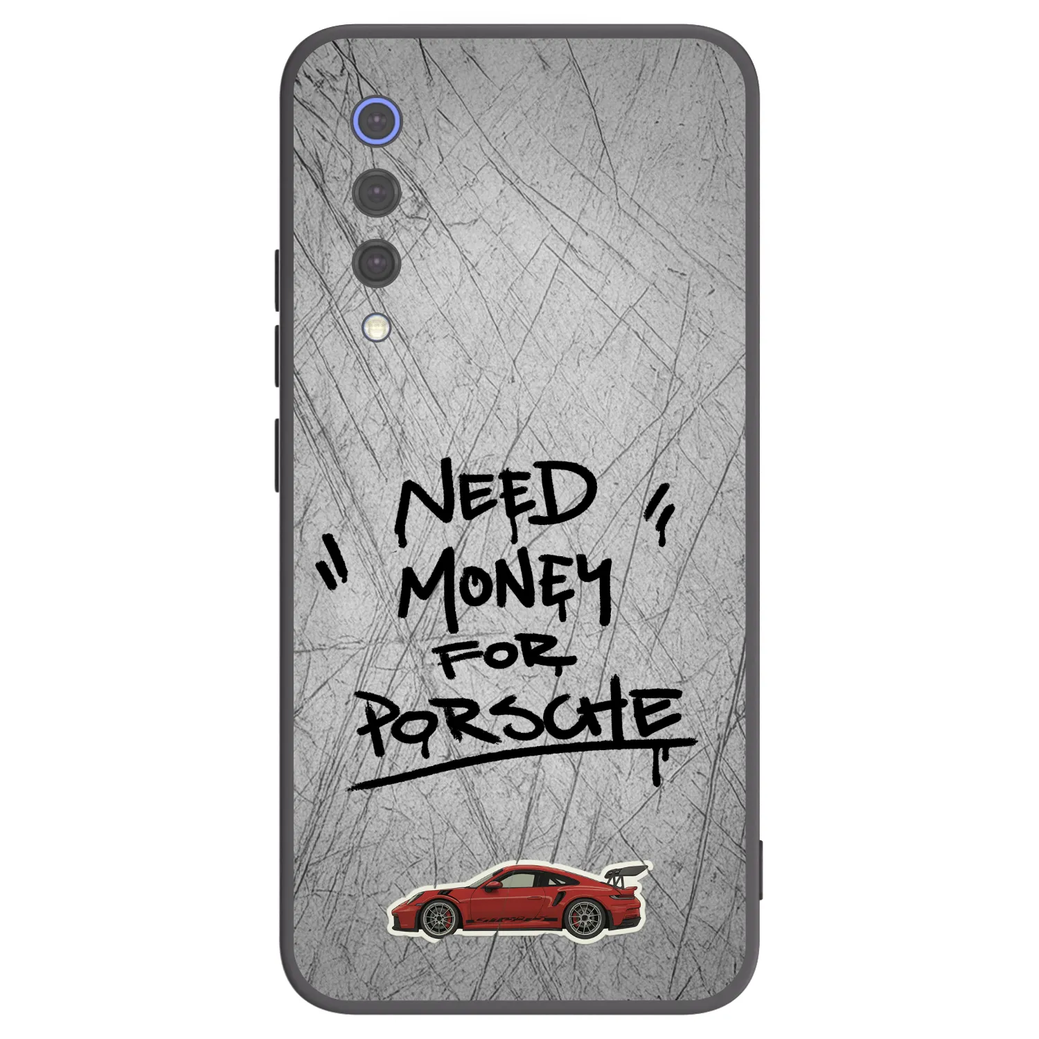 Picasee Μαύρη θήκη σιλικόνης για Xiaomi Mi 9 SE - Grey Drift