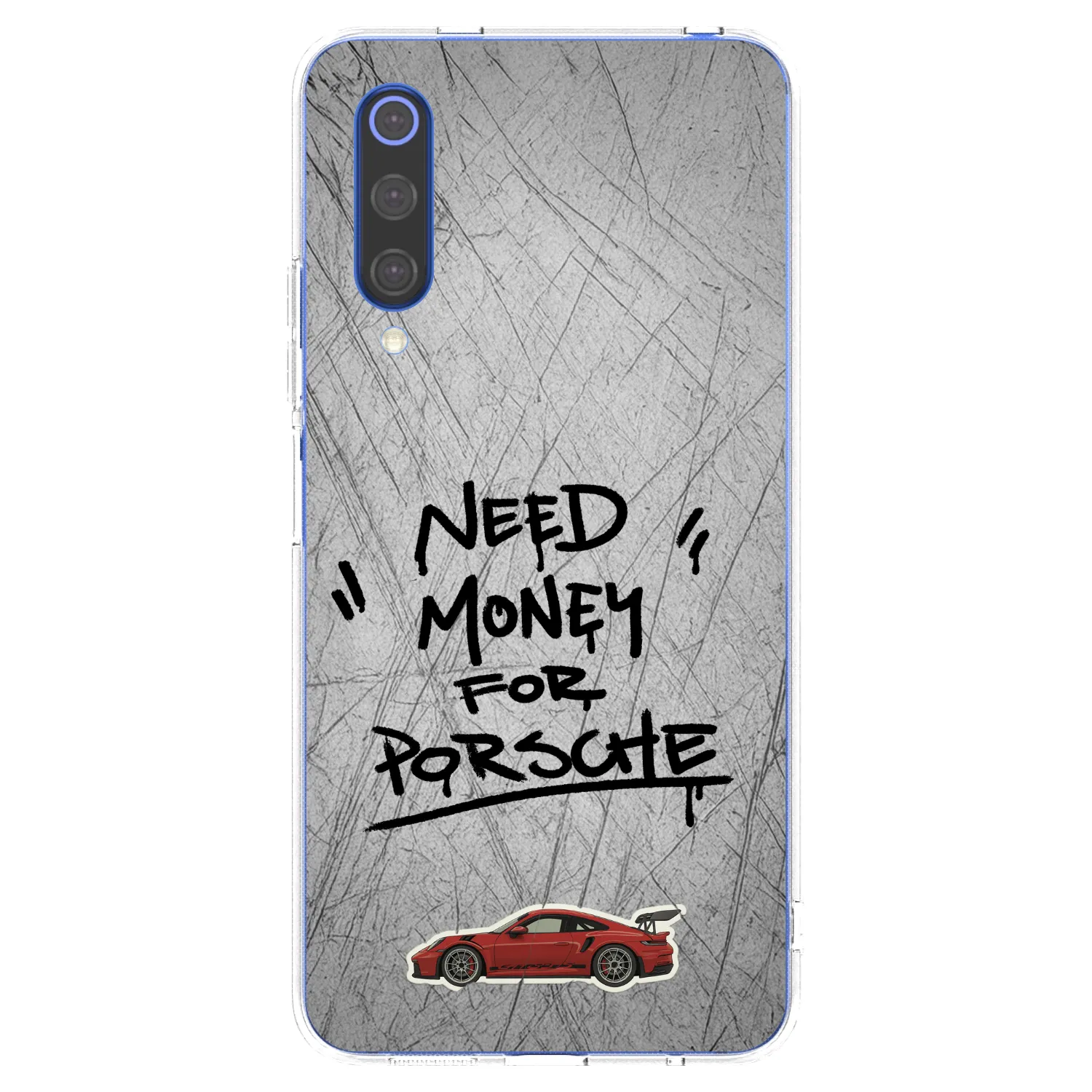 Picasee διαφανής θήκη σιλικόνης Xiaomi Mi 9 SE - Grey Drift