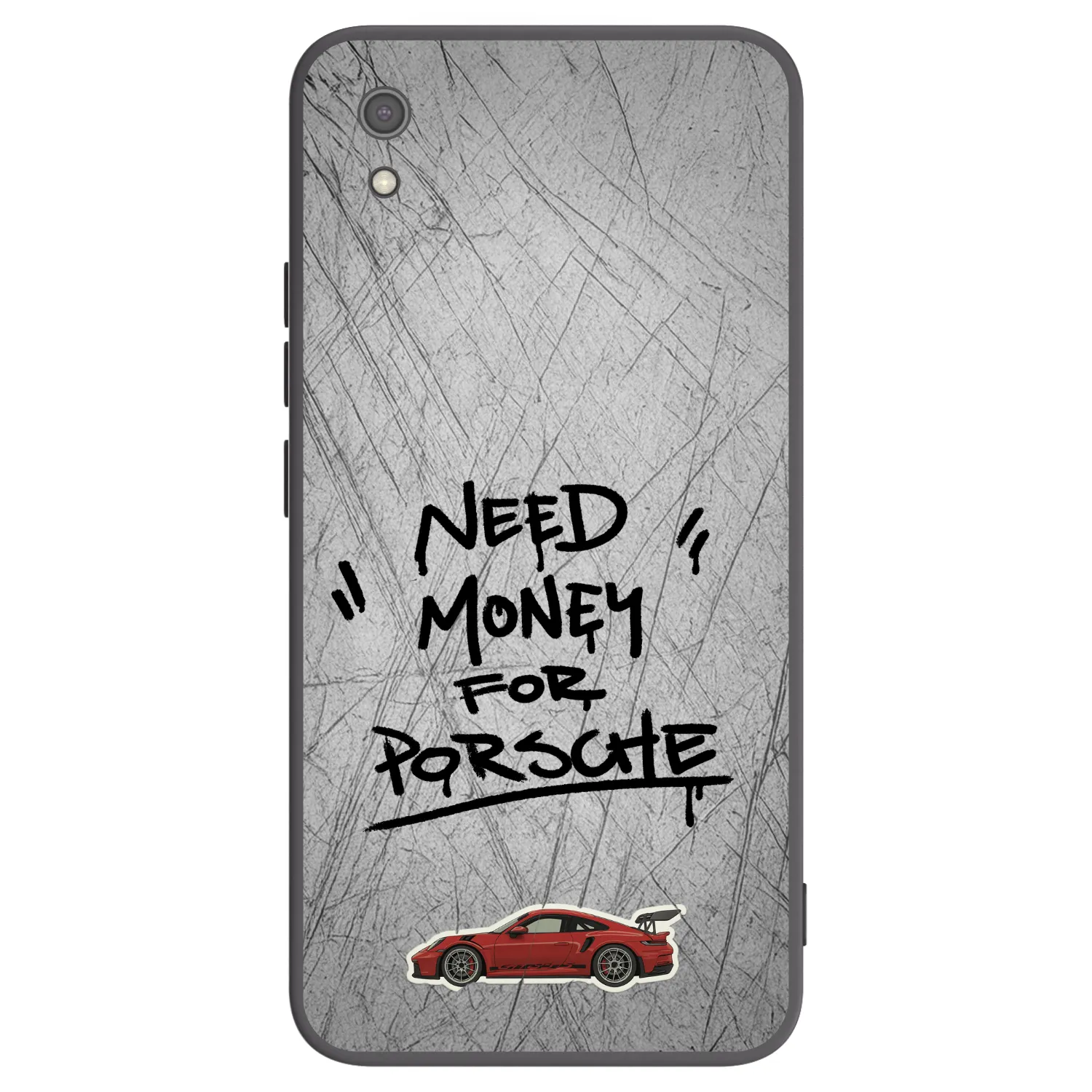 Picasee Μαύρη θήκη σιλικόνης για Xiaomi Redmi 7A - Grey Drift