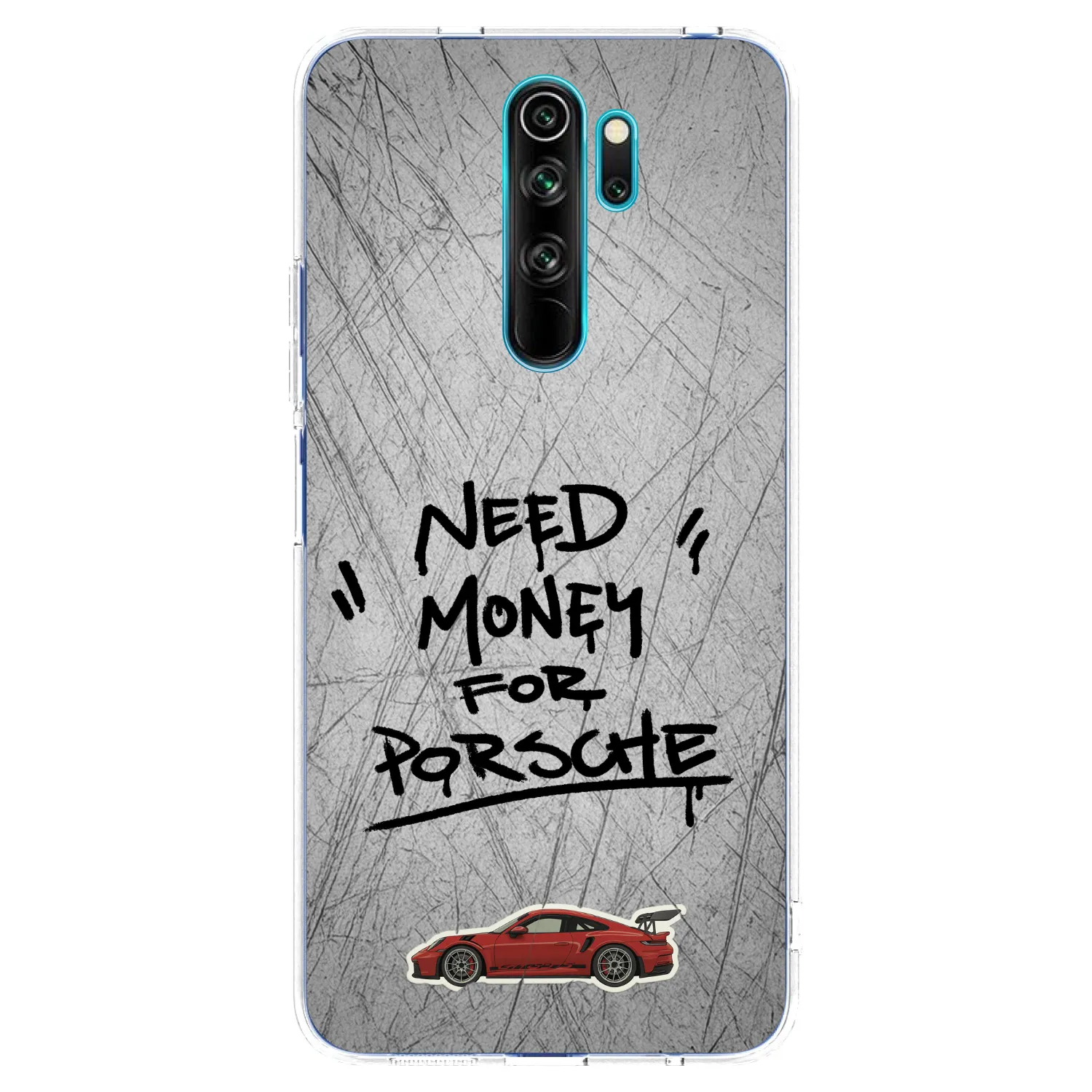 Picasee διαφανής θήκη σιλικόνης Xiaomi Redmi Note 8 Pro - Grey Drift