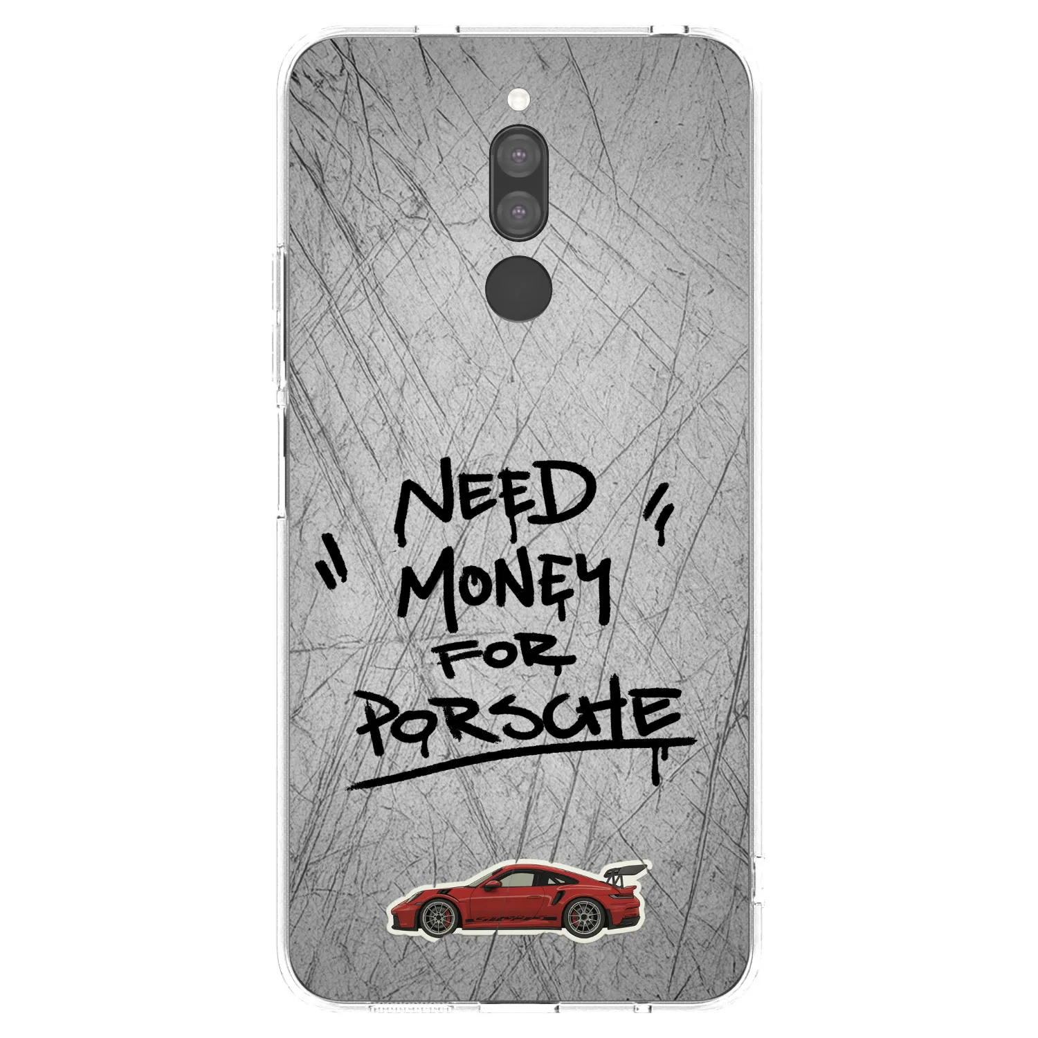 Picasee διαφανής θήκη σιλικόνης Xiaomi Redmi 8 - Grey Drift